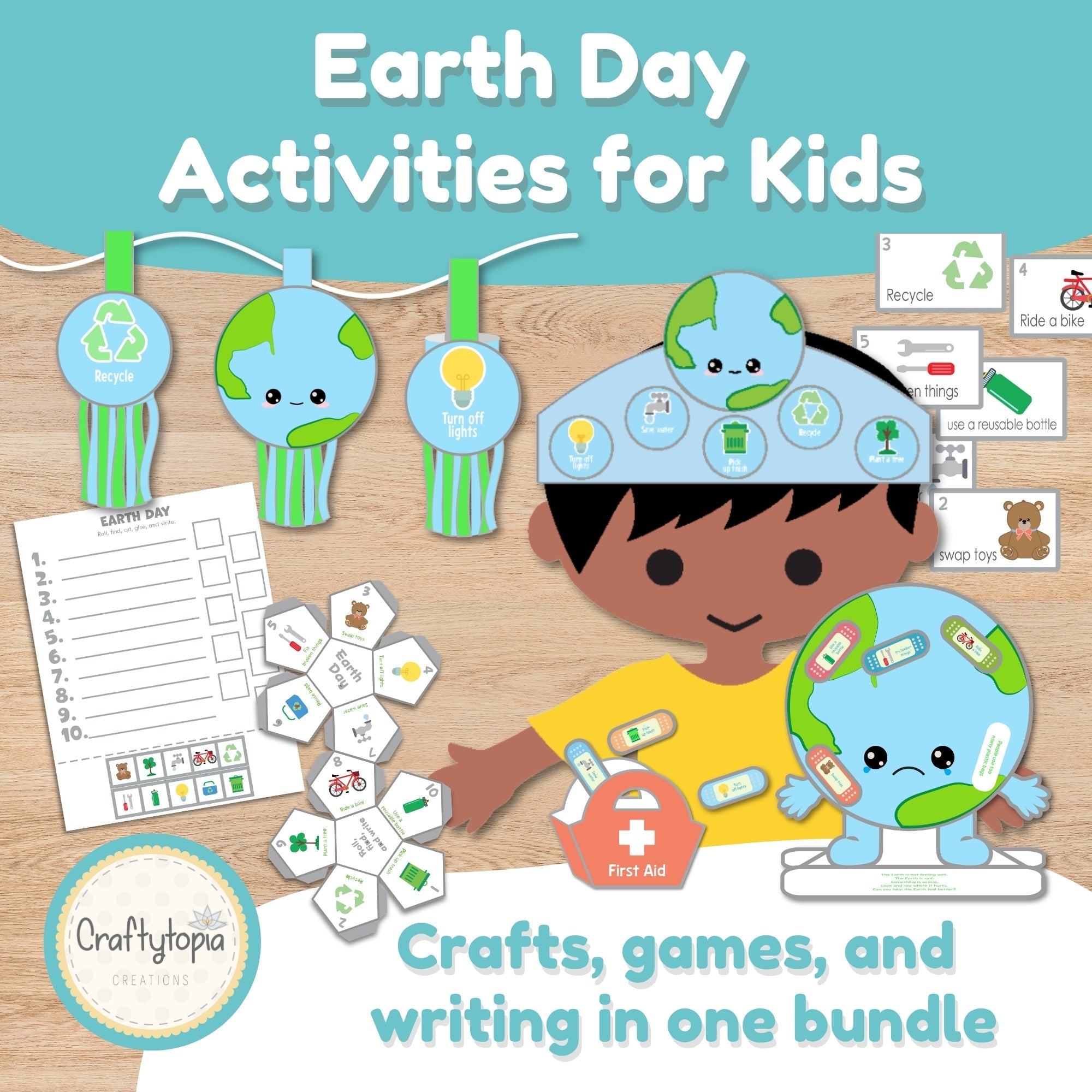 Earth Day Activities for Kids — 5 Hands-On Printables That Make the Whole Week Magical
