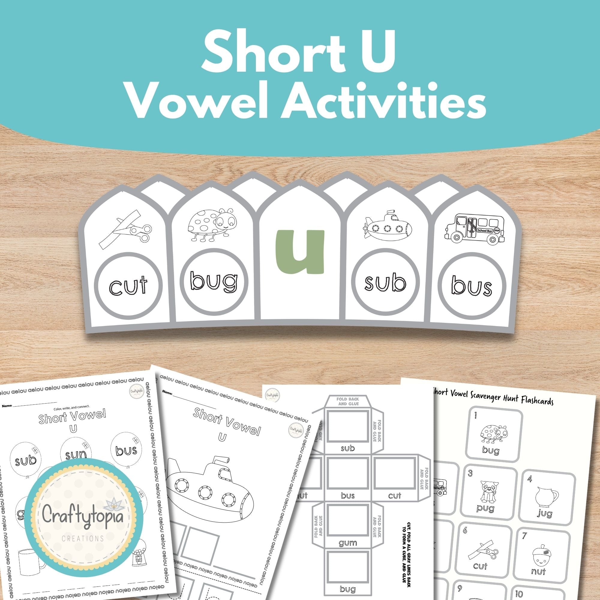 Printable Short u Kids Activity