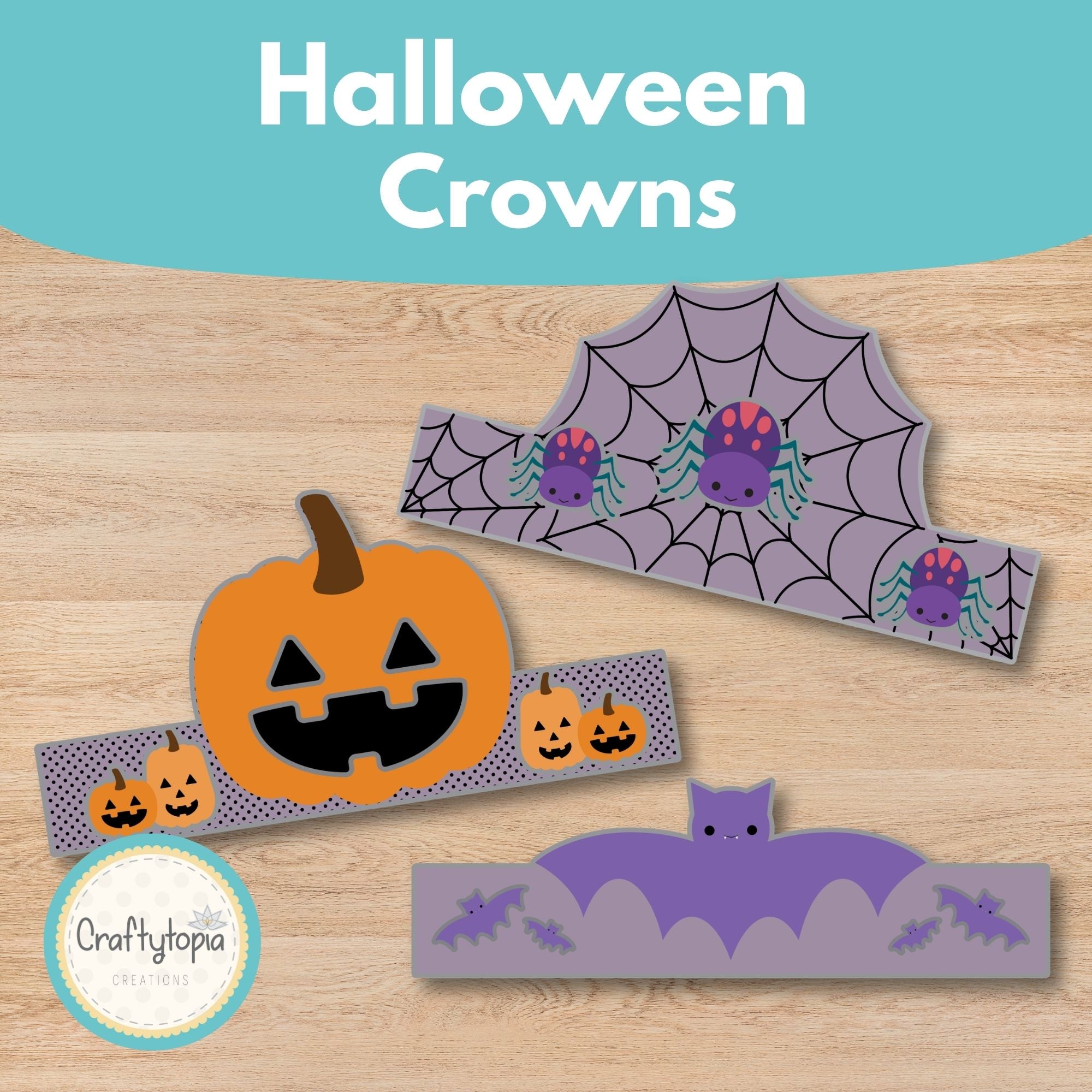 Printable Halloween Crown Craft Kids Activity