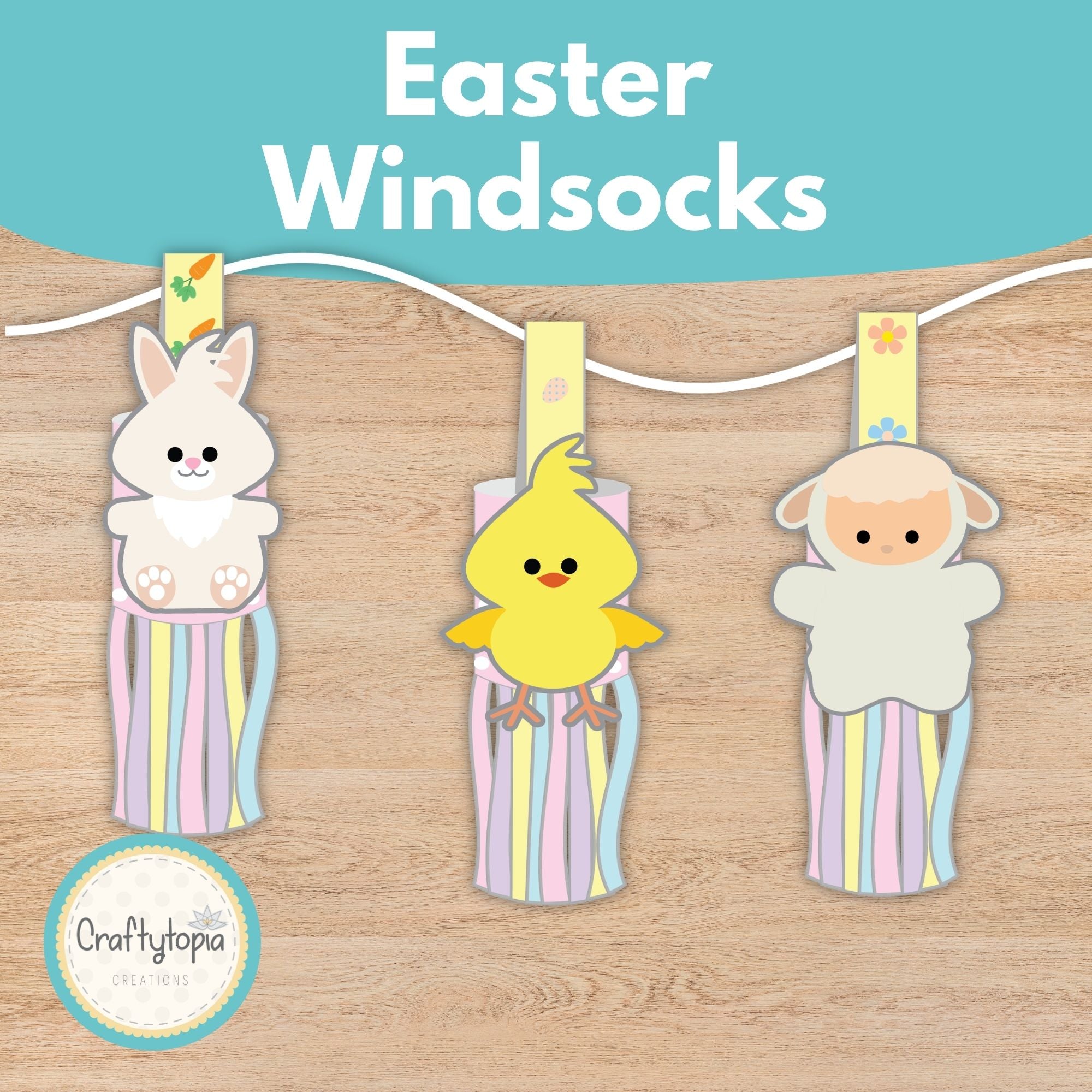 Printable Easter Windsock Craft 
