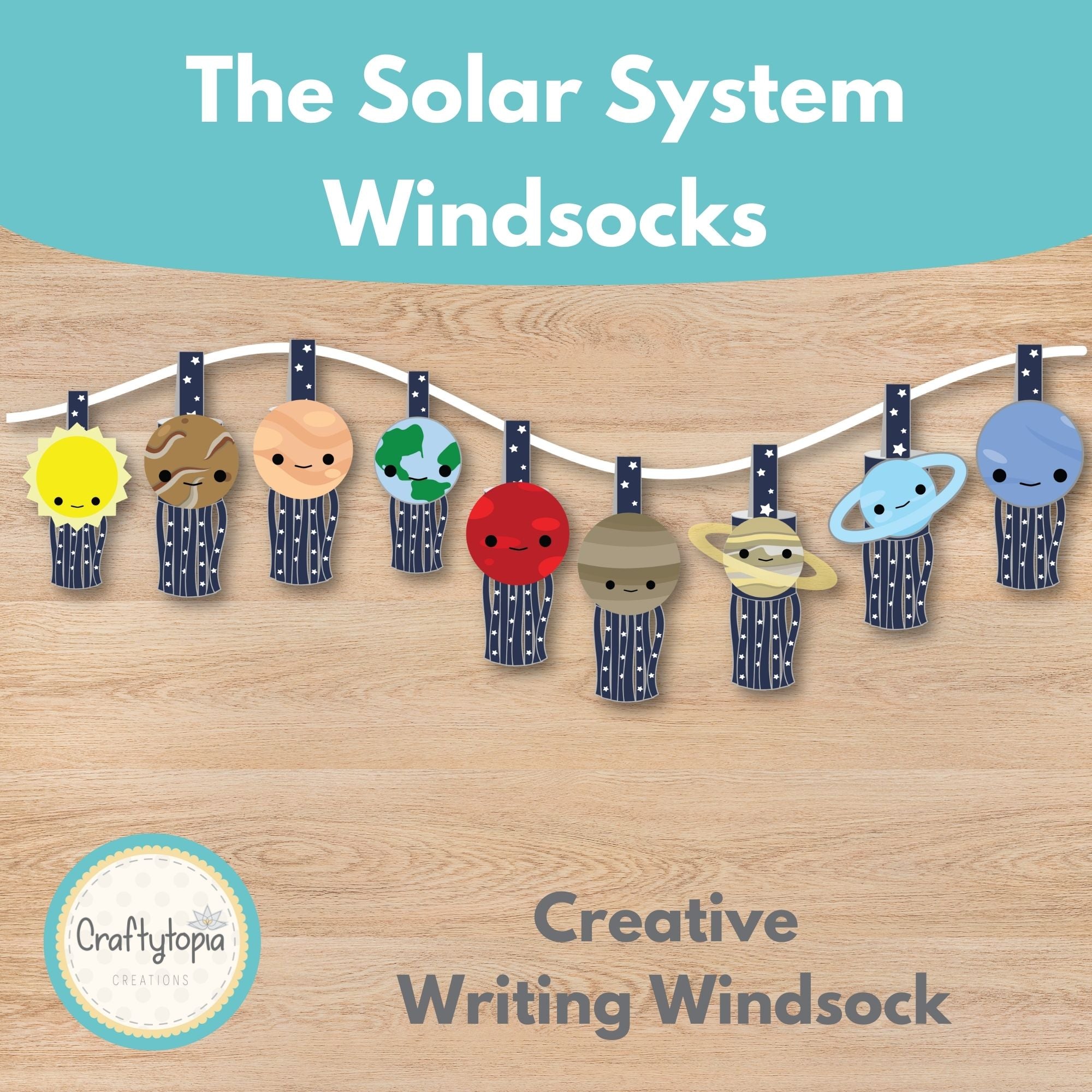 Printable Solar System Windsocks Kids Activity