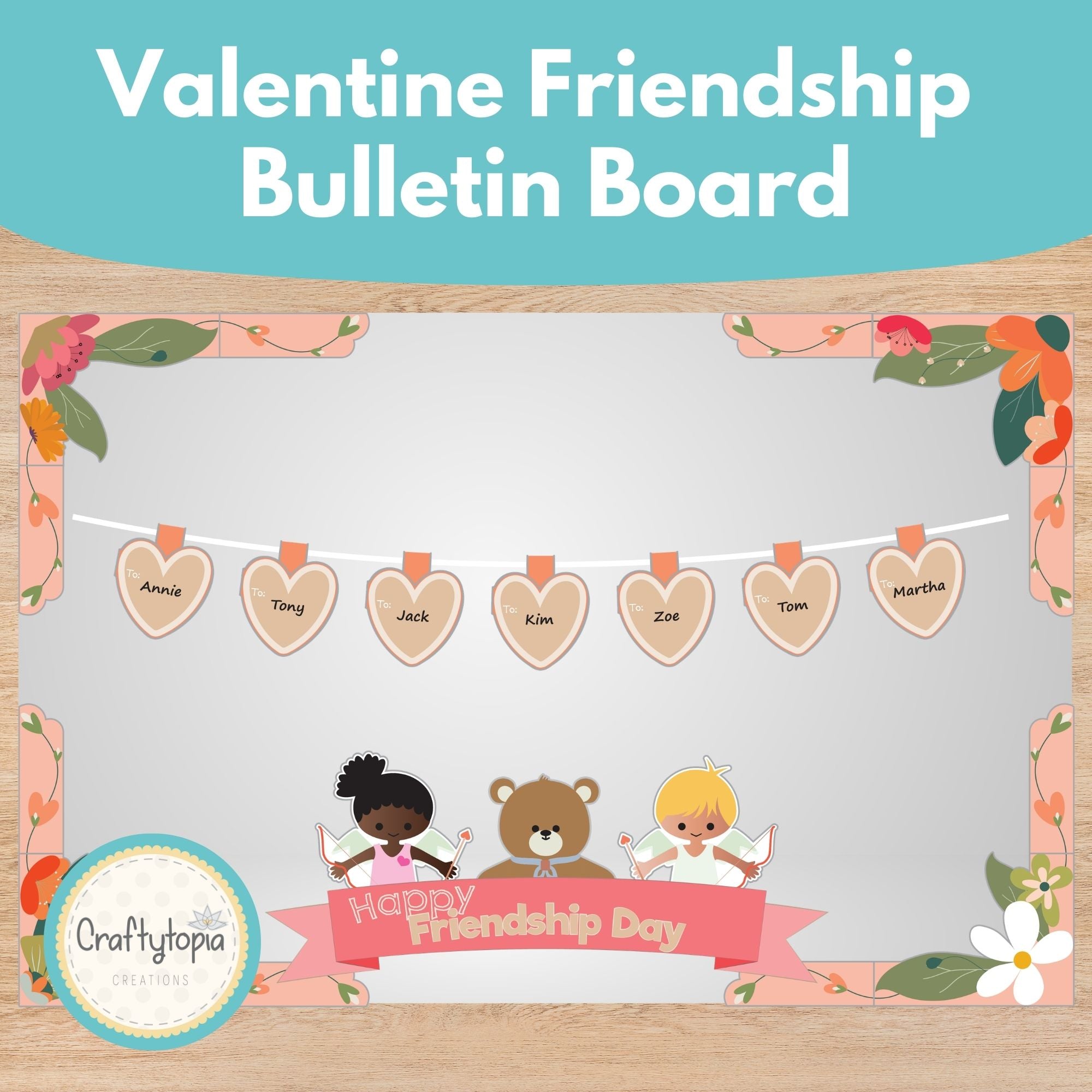 Printable Valentine Bulletin Board Decoration