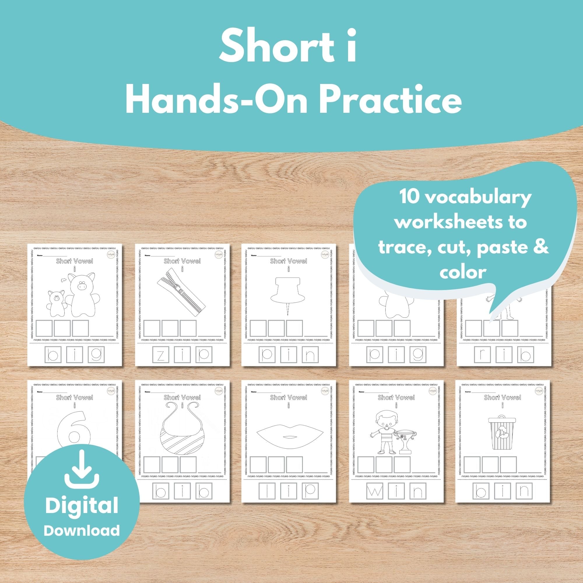 Printable Short i Kids Activity