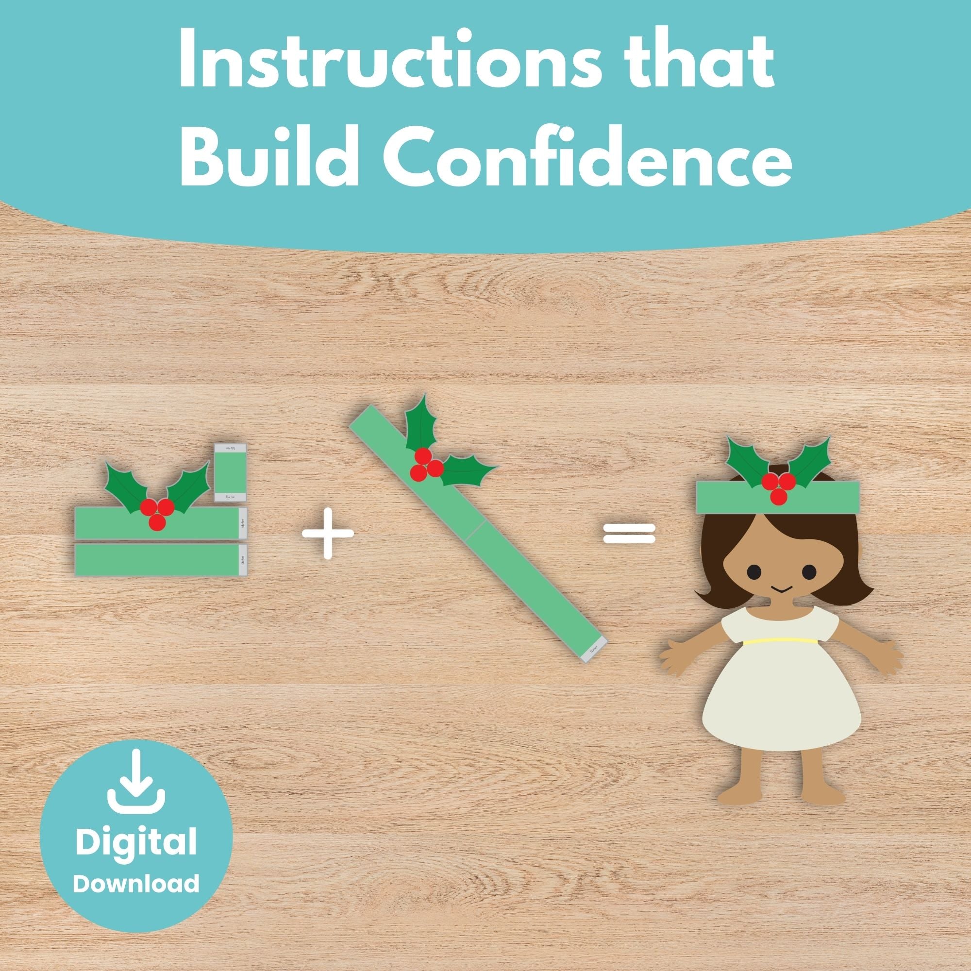 Printable Christmas Crown Craft Kids Activity