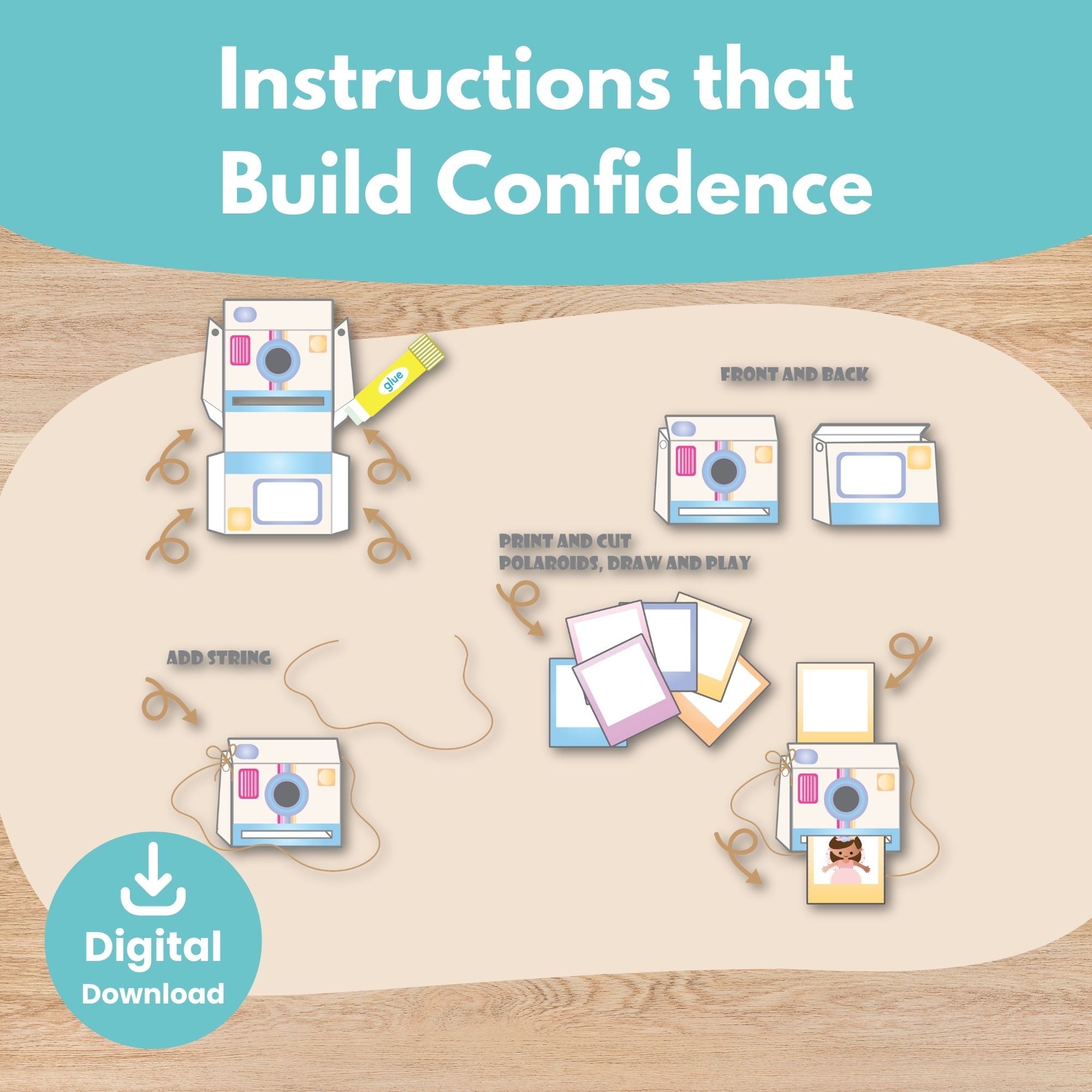 Printable Camera Craft Kids Activity