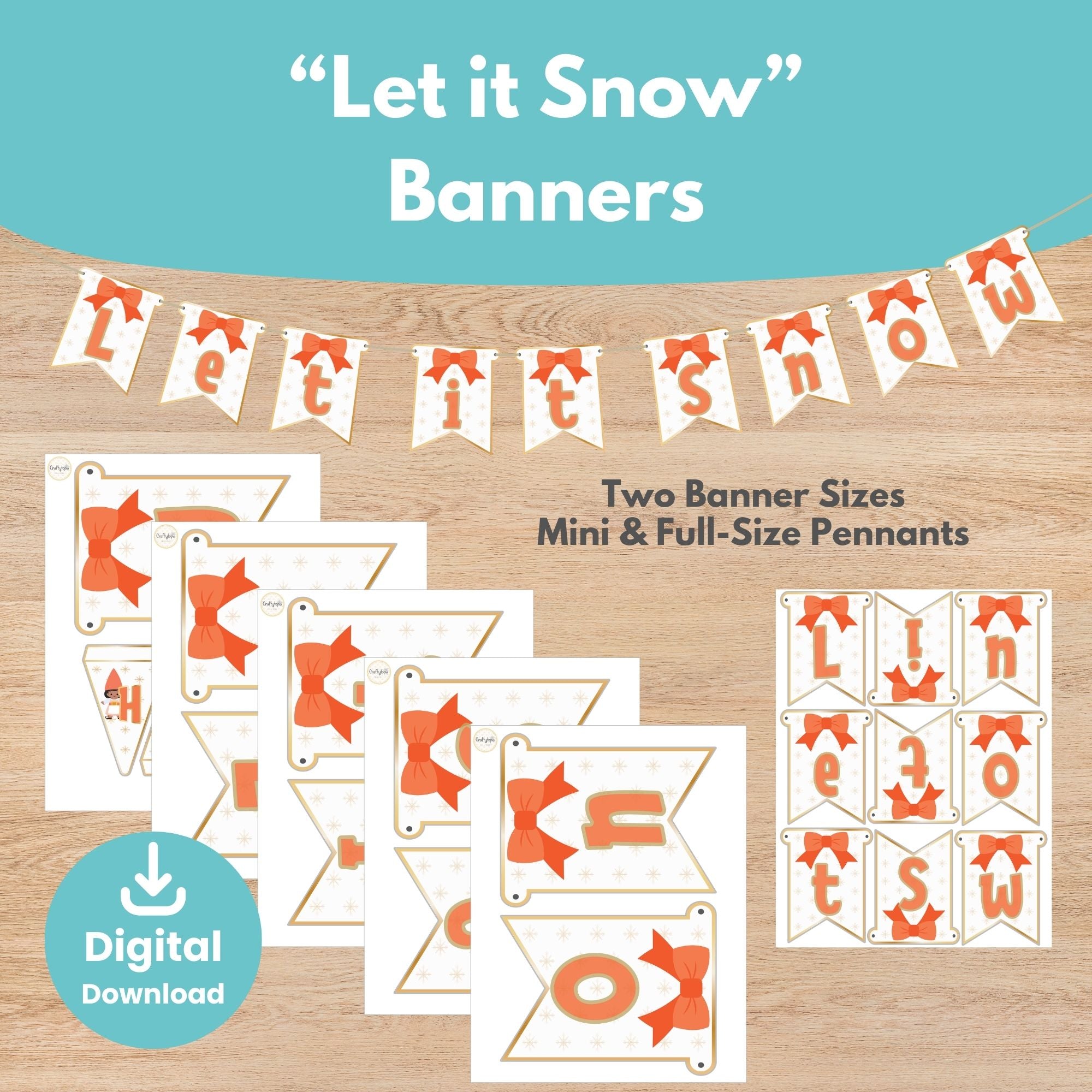 Printable Christmas Party Decorations 