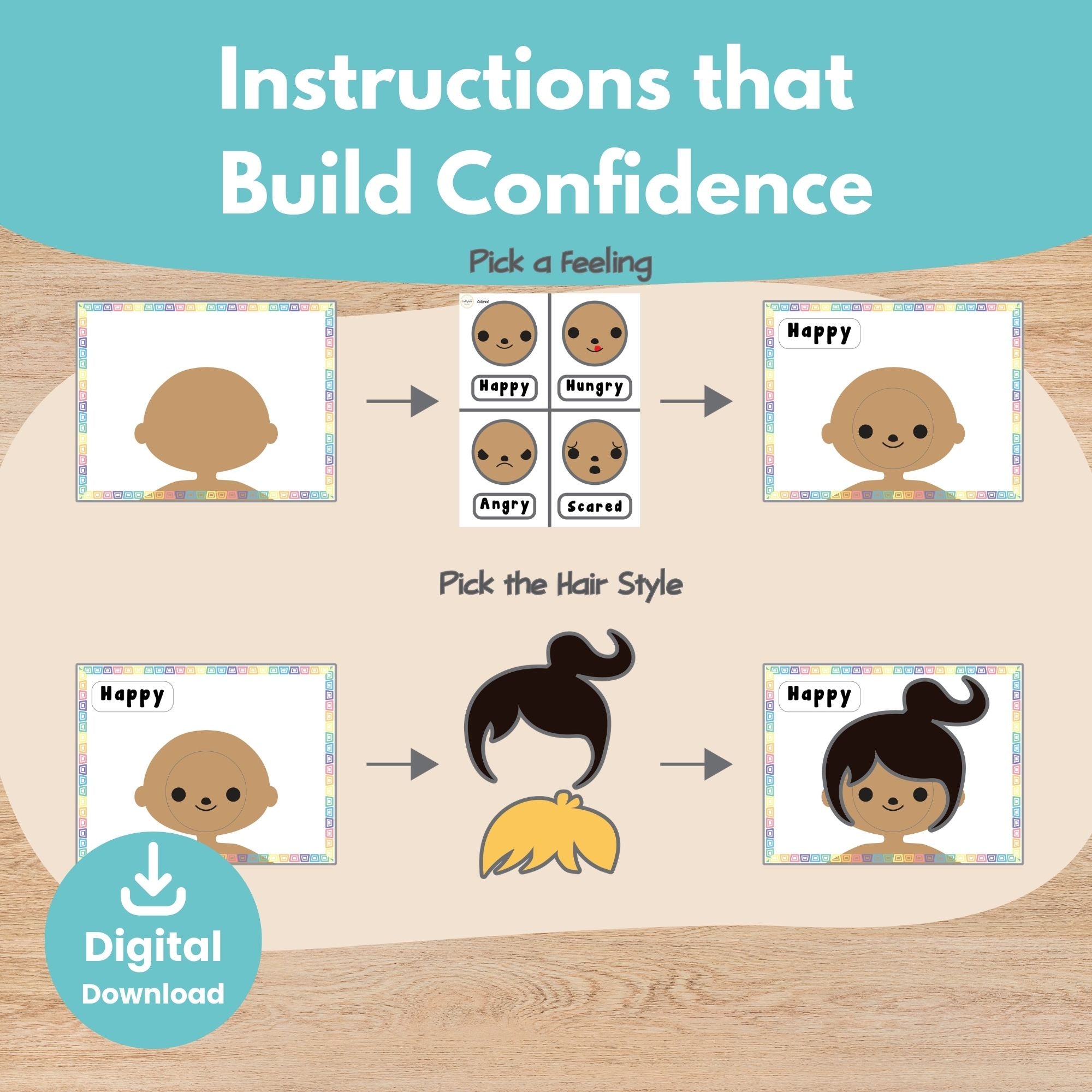 Feelings Cube Social Emotional Learning Activity