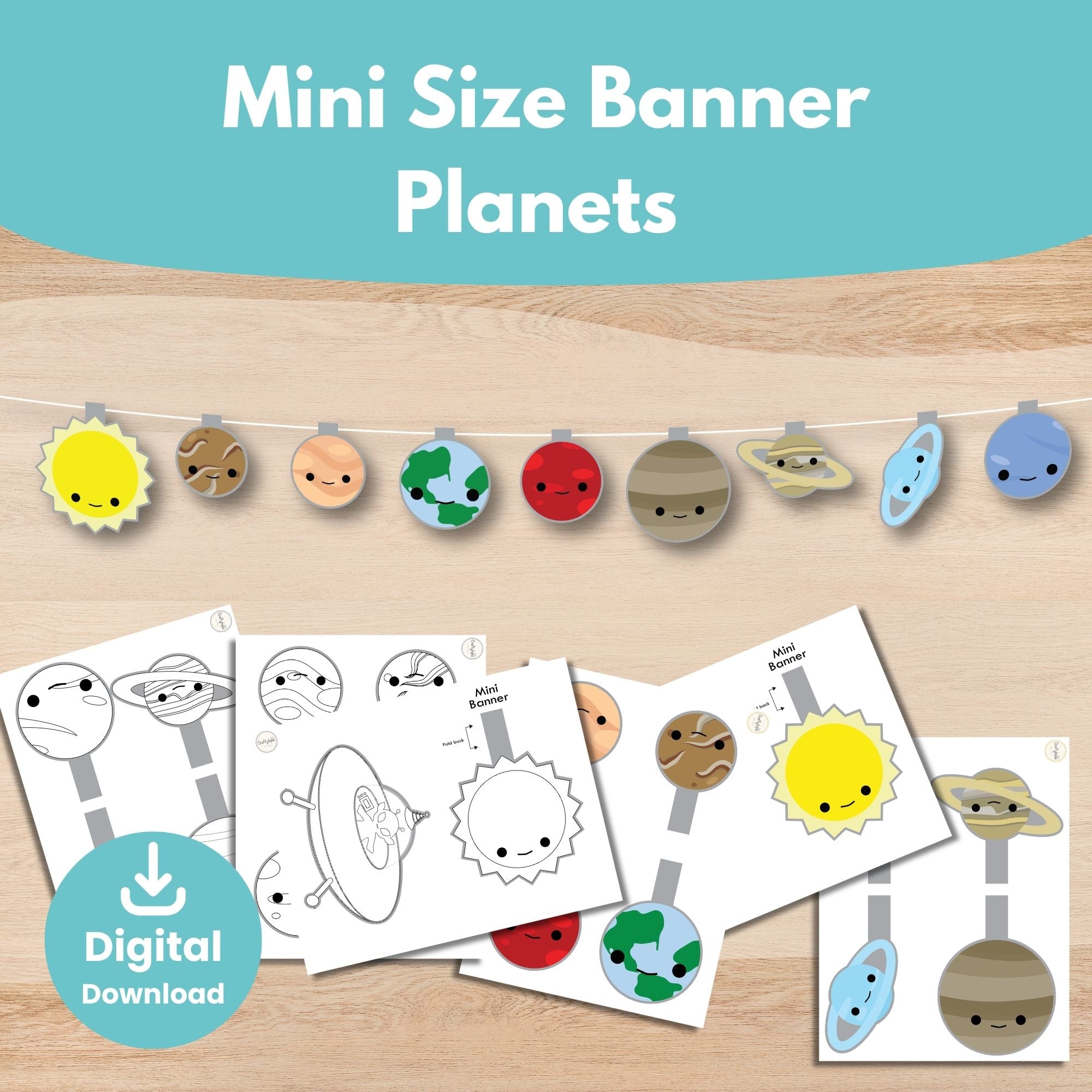 Printable Solar System Bulletin Board Decoration