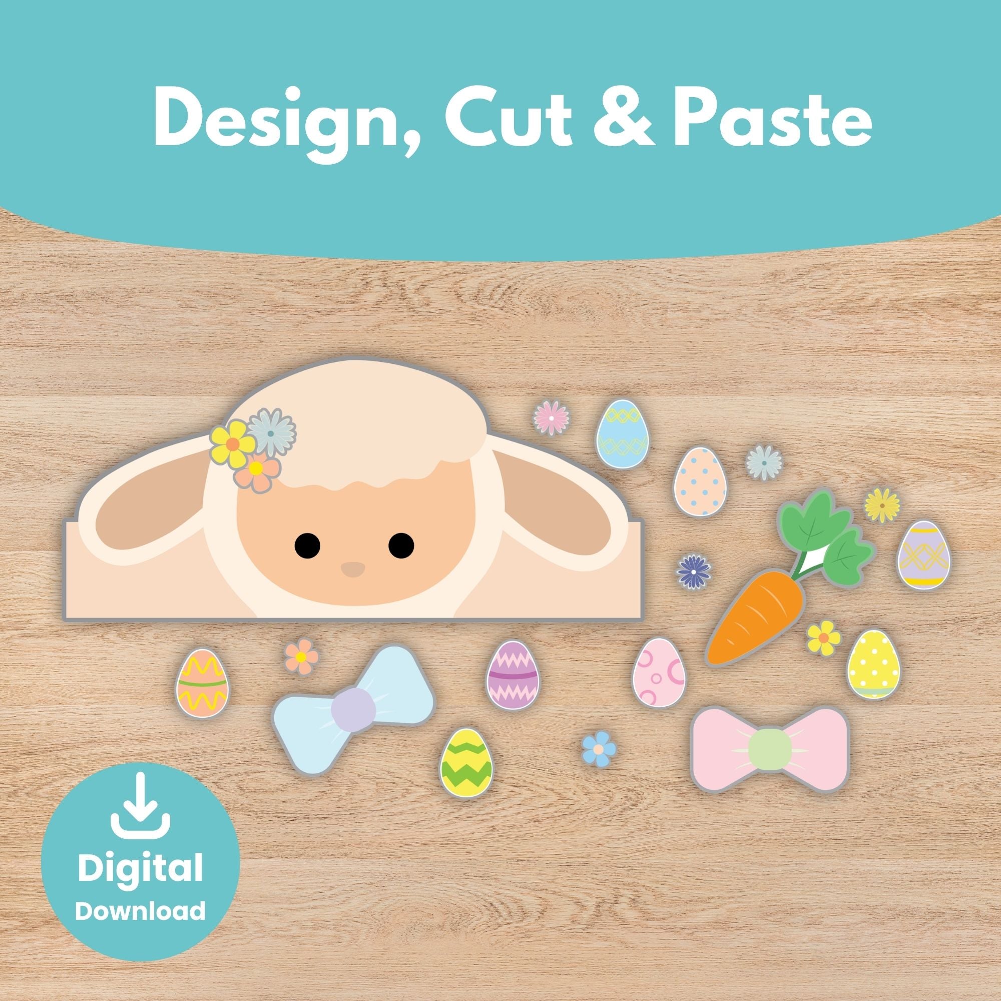 Printable Easter Crowns Kids Activity