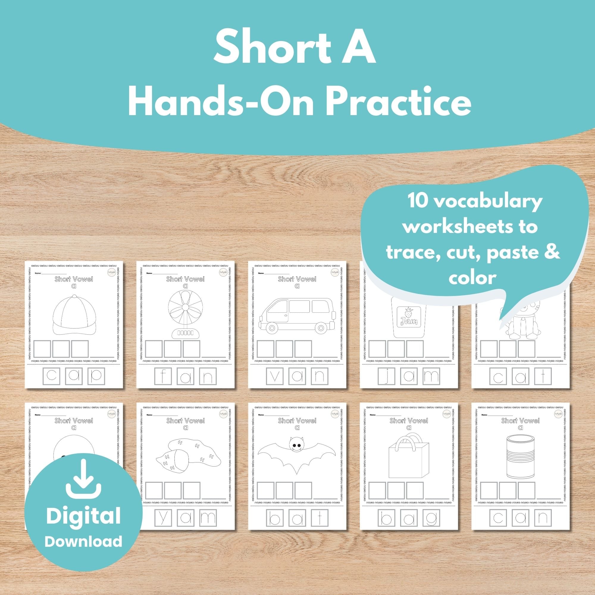 Printable Short a Kids Activity