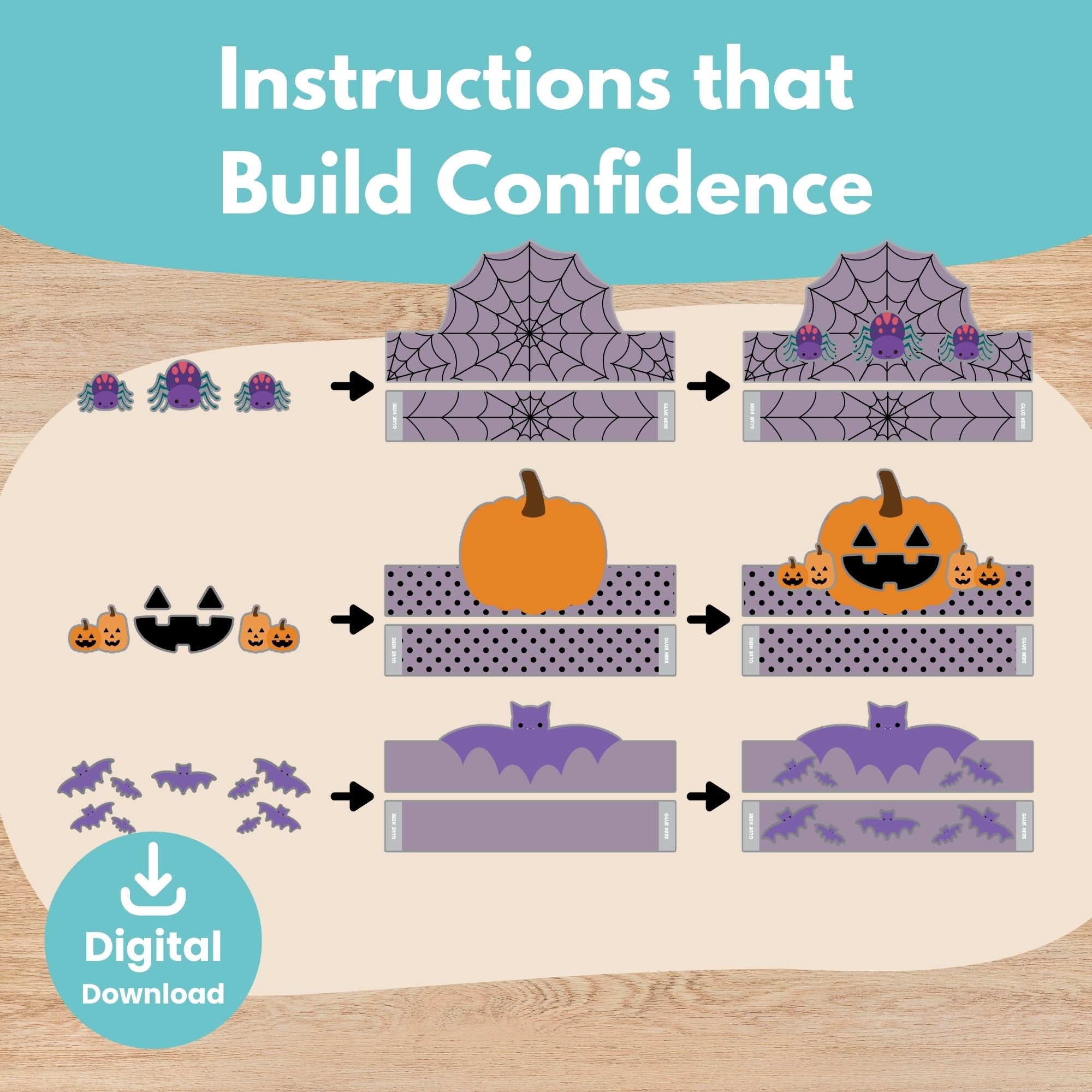 Printable Halloween Crown Craft Kids Activity