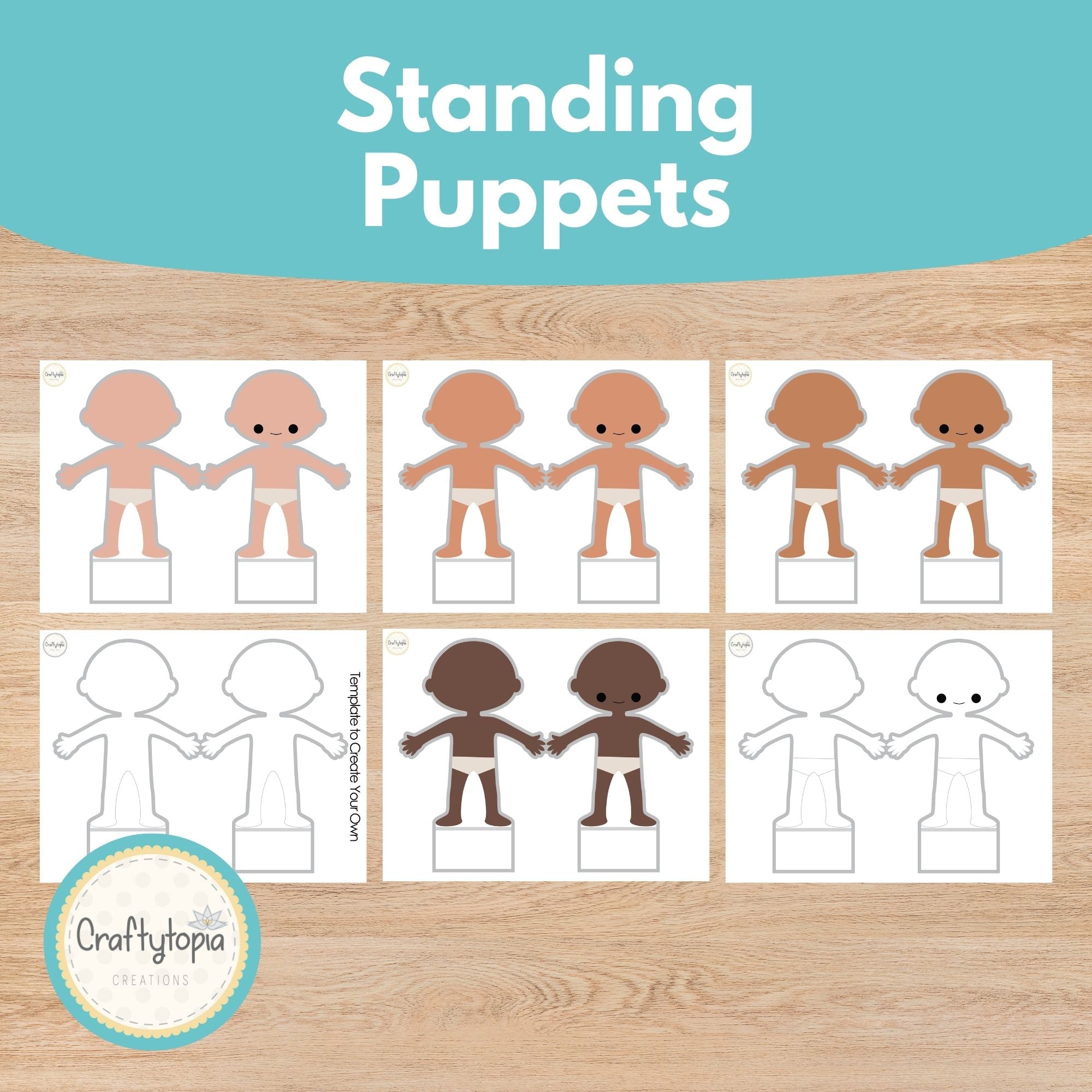 Printable Seasons Dress Up Dolls Kids Activity