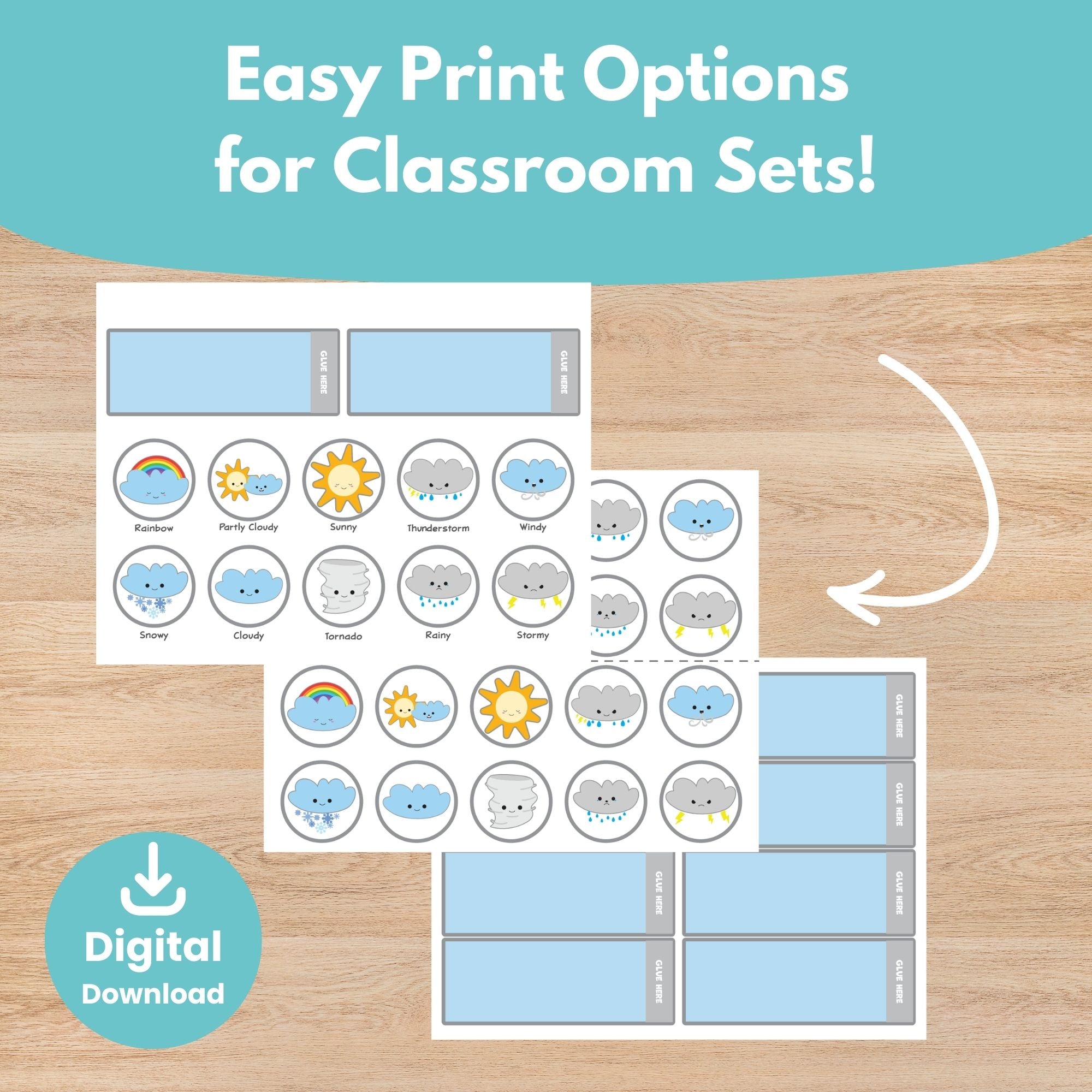 Printable Weather Crown Kids Activity