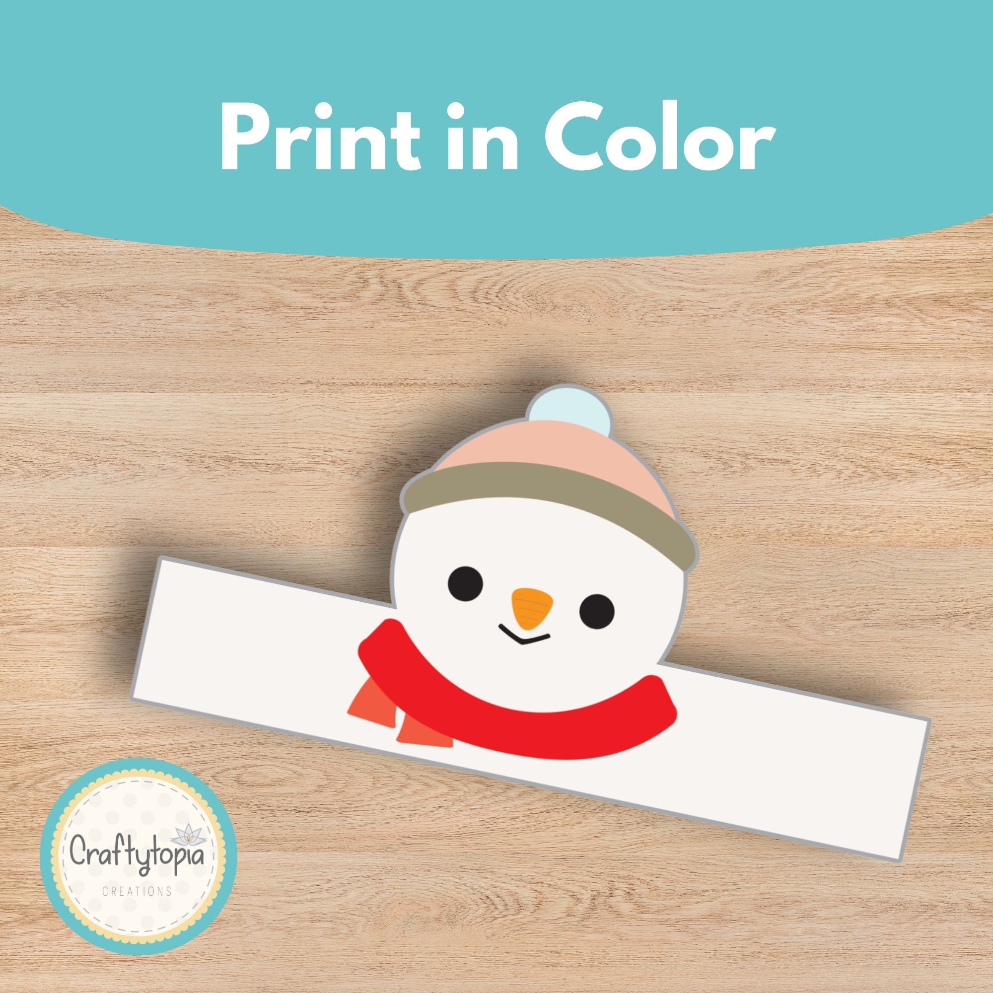 Printable Christmas Crown Craft Kids Activity