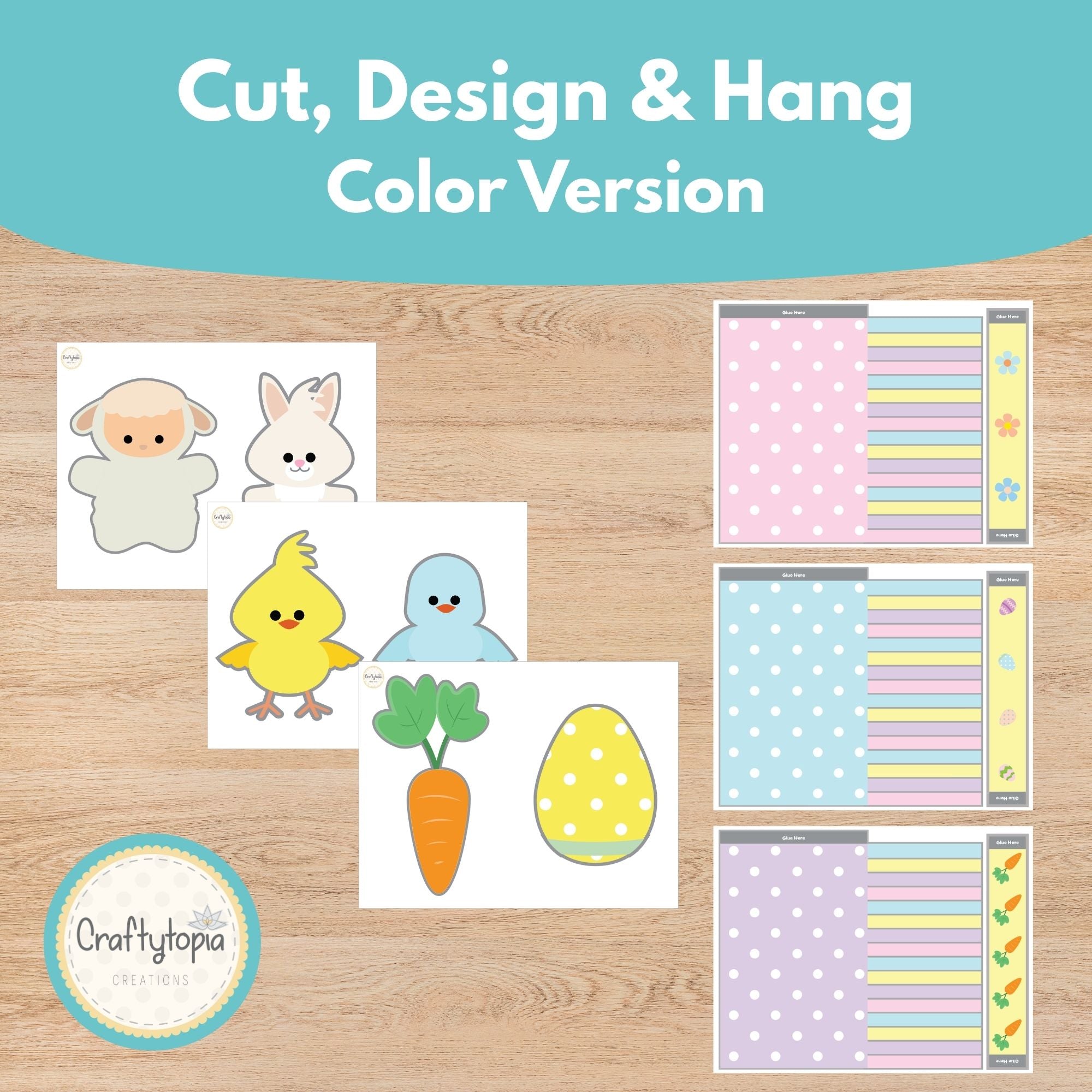 Printable Easter Windsock Craft 