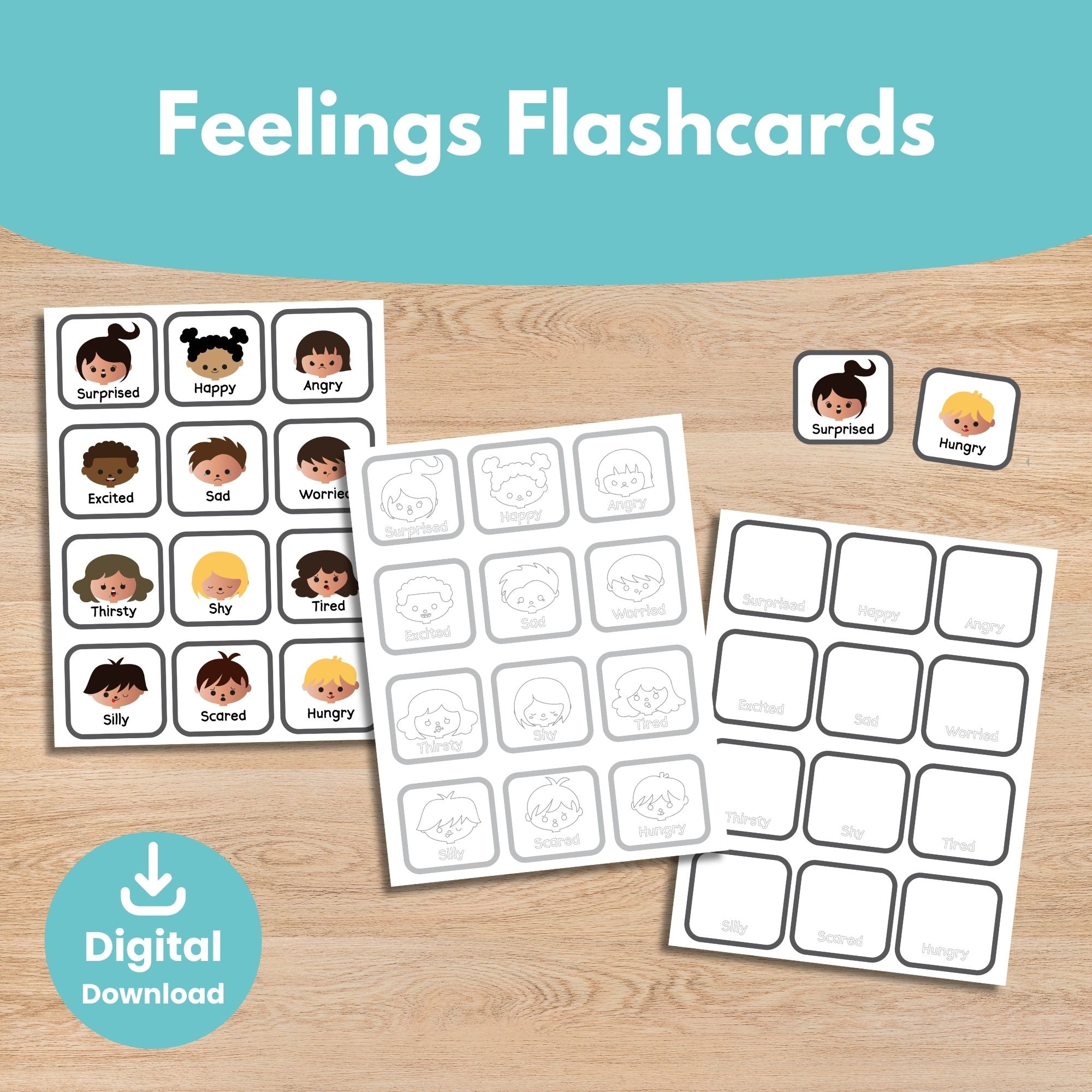 Feelings Cube Social Emotional Learning Activity