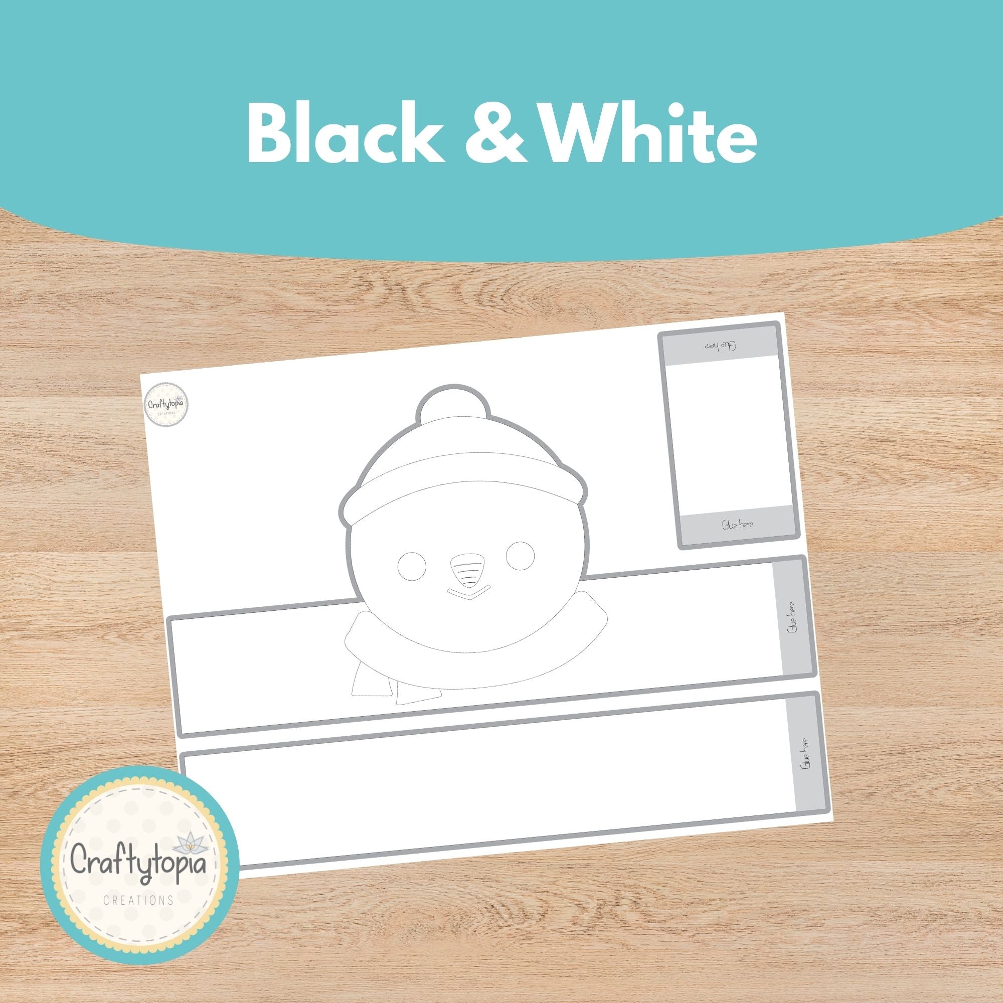 Printable Christmas Crown Craft Kids Activity for coloring