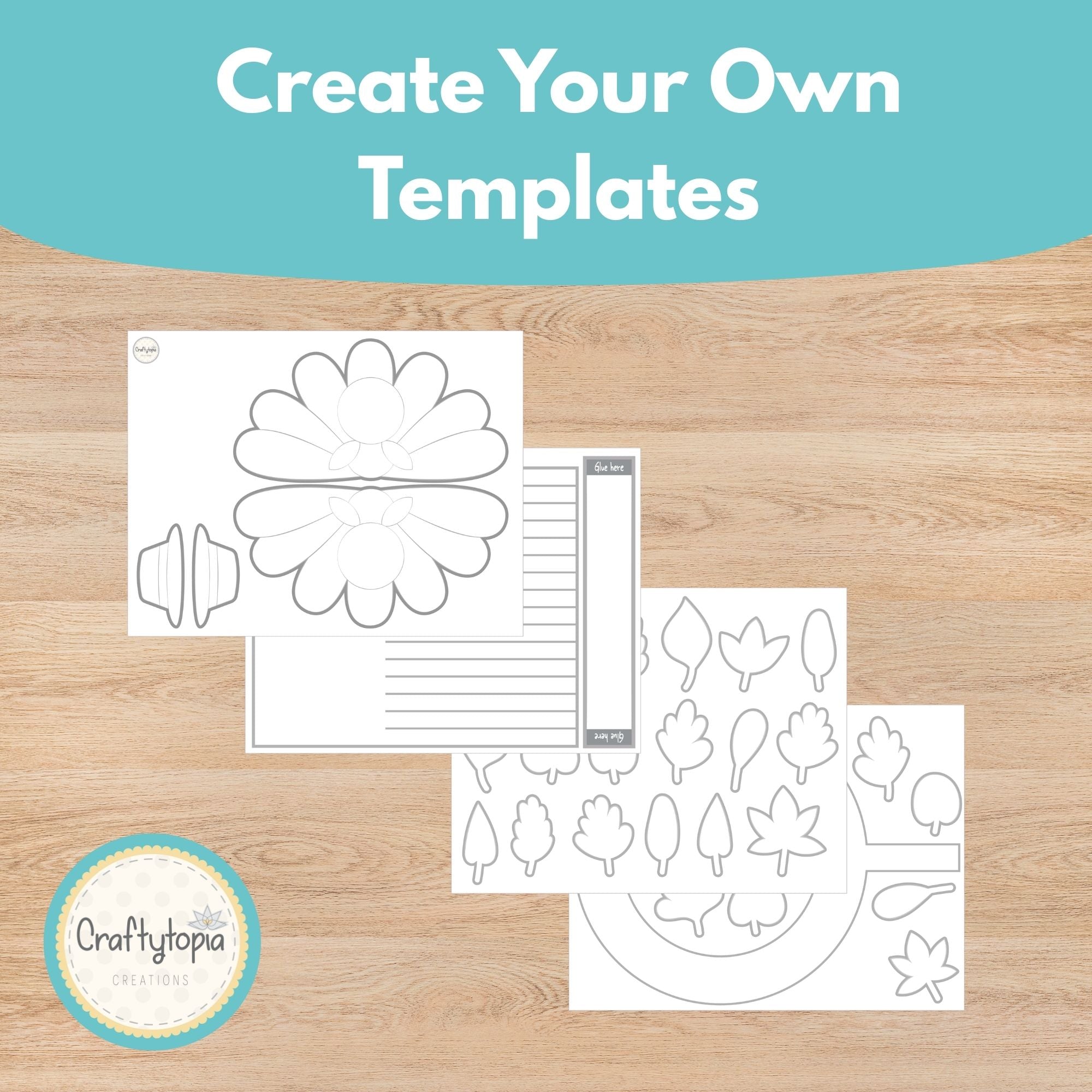 Printable Fall Leaves Wreath Turkey Windsock Thanksgiving Craft Kids Activity template