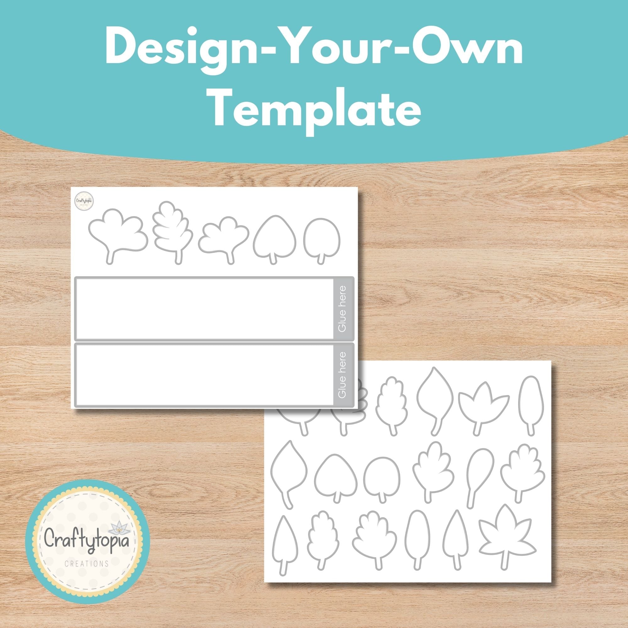 Printable Fall Leaves Thanksgiving Craft Kids Activity template