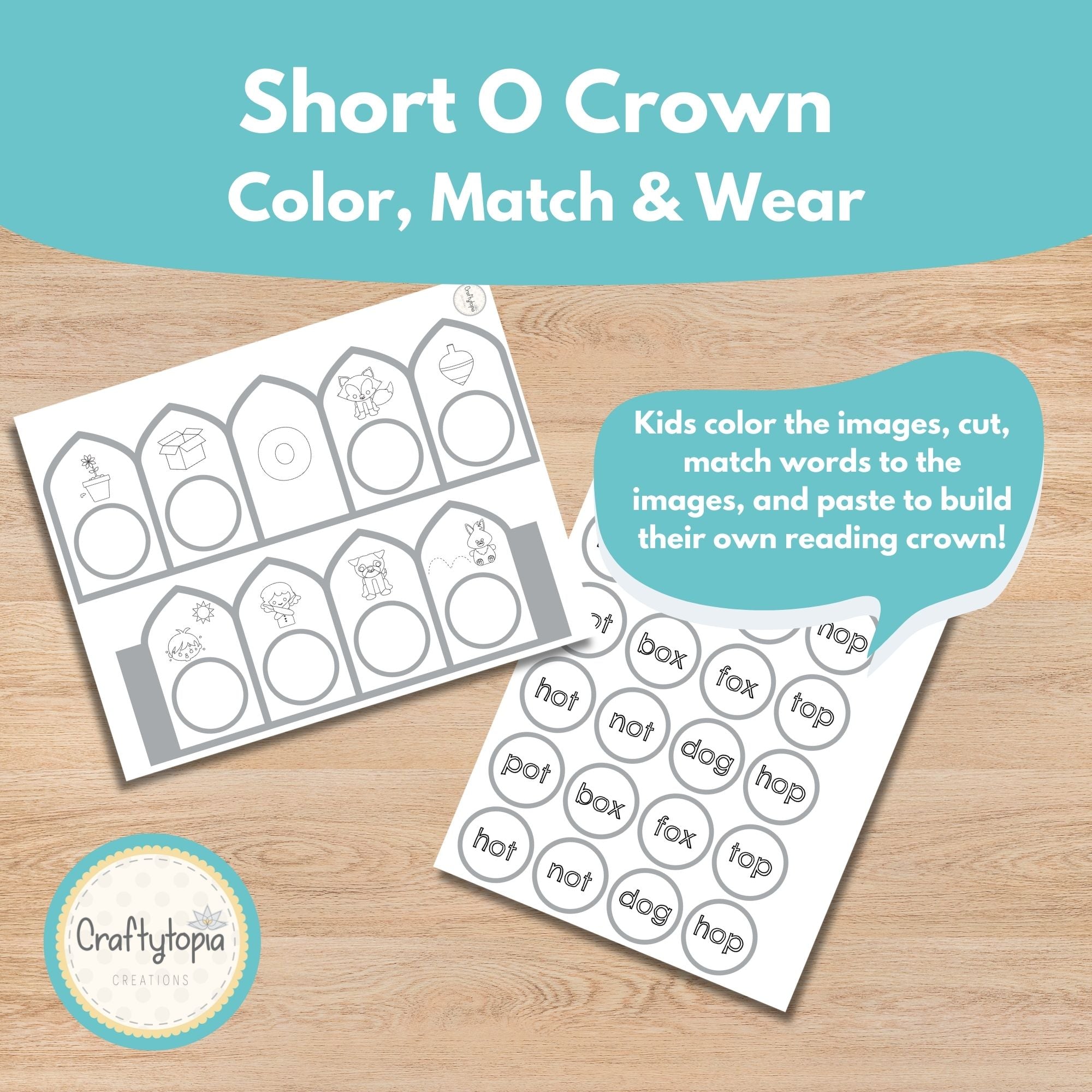 Printable Short o Kids Activity