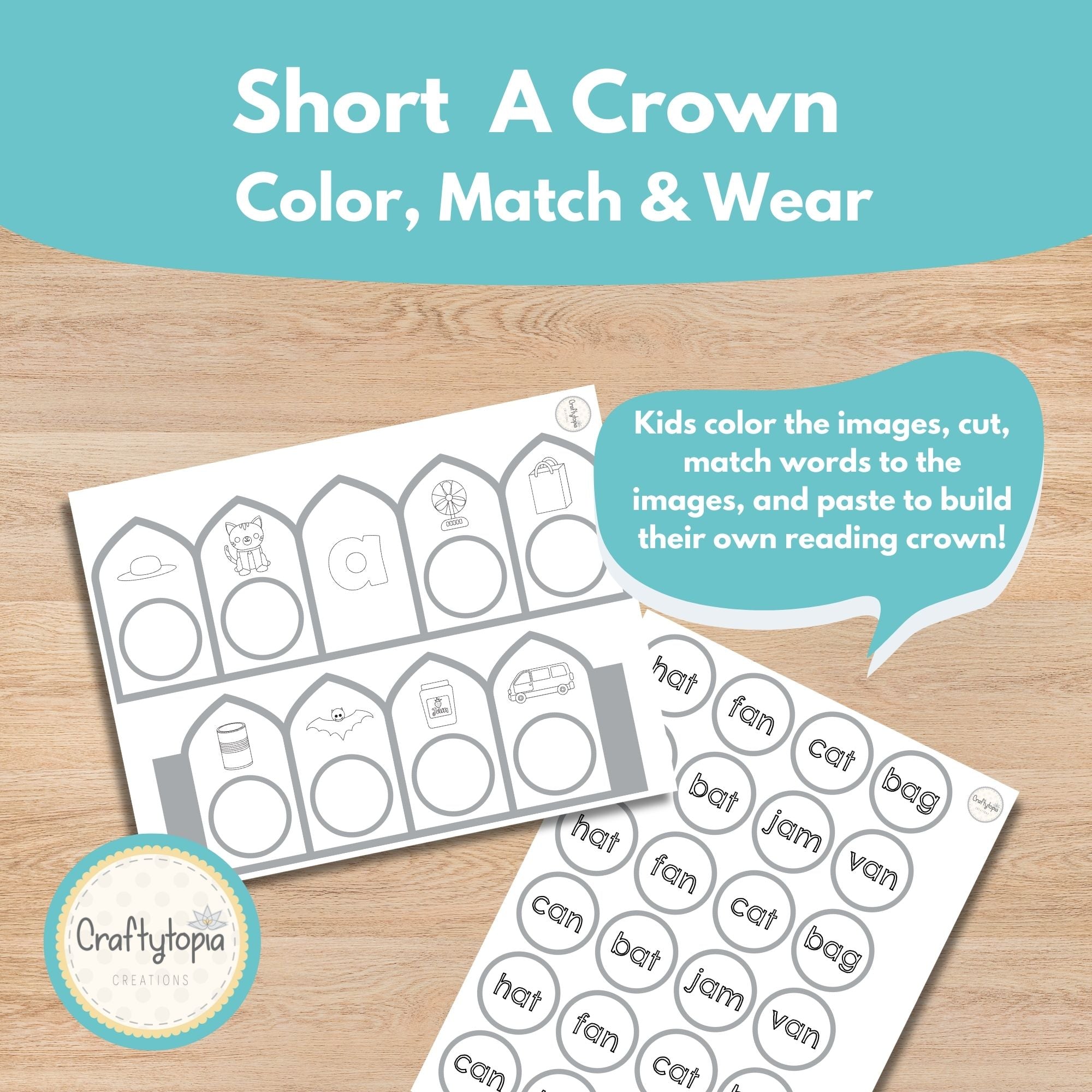 Printable Short a Kids Activity