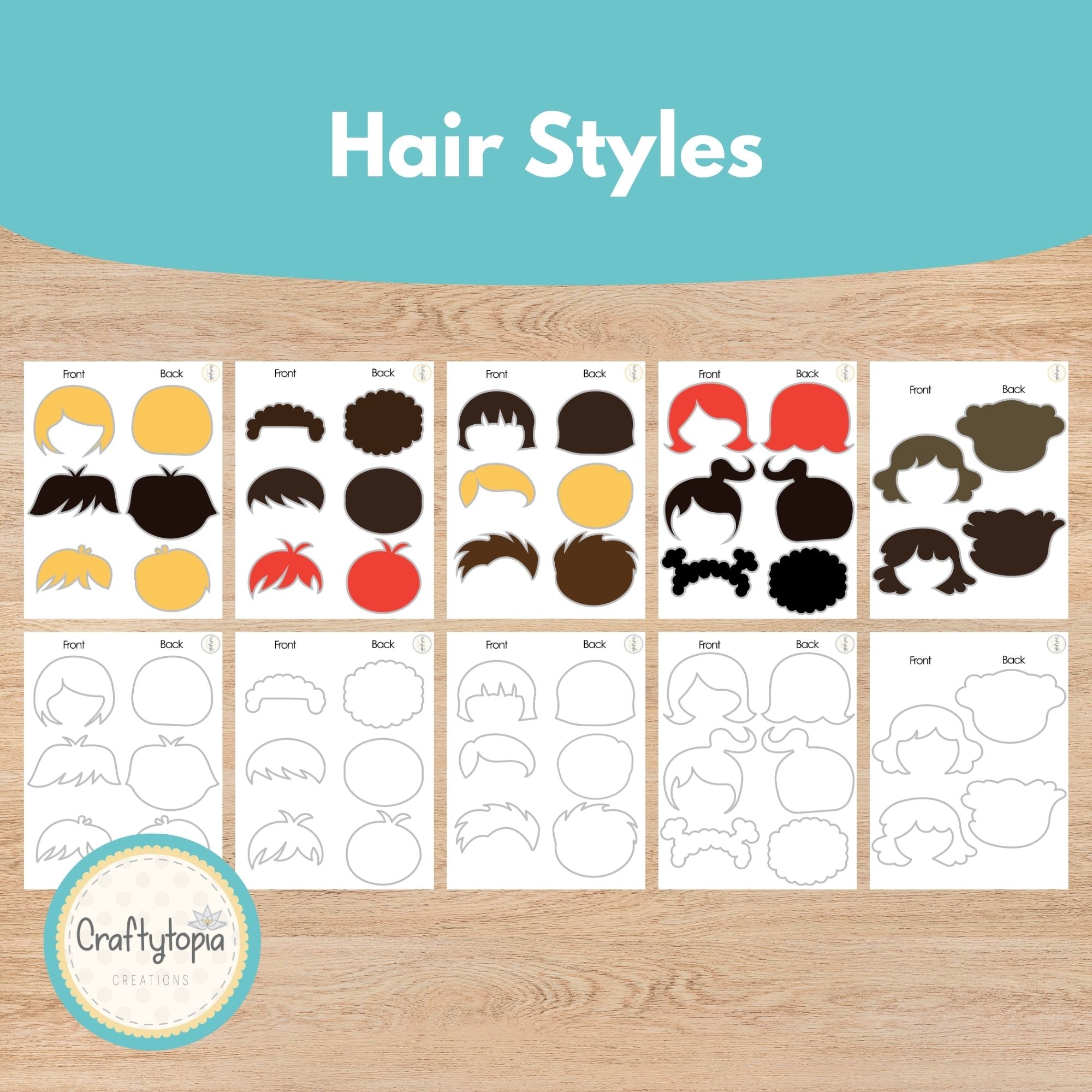 Printable Seasons Dress Up Dolls Kids Activity