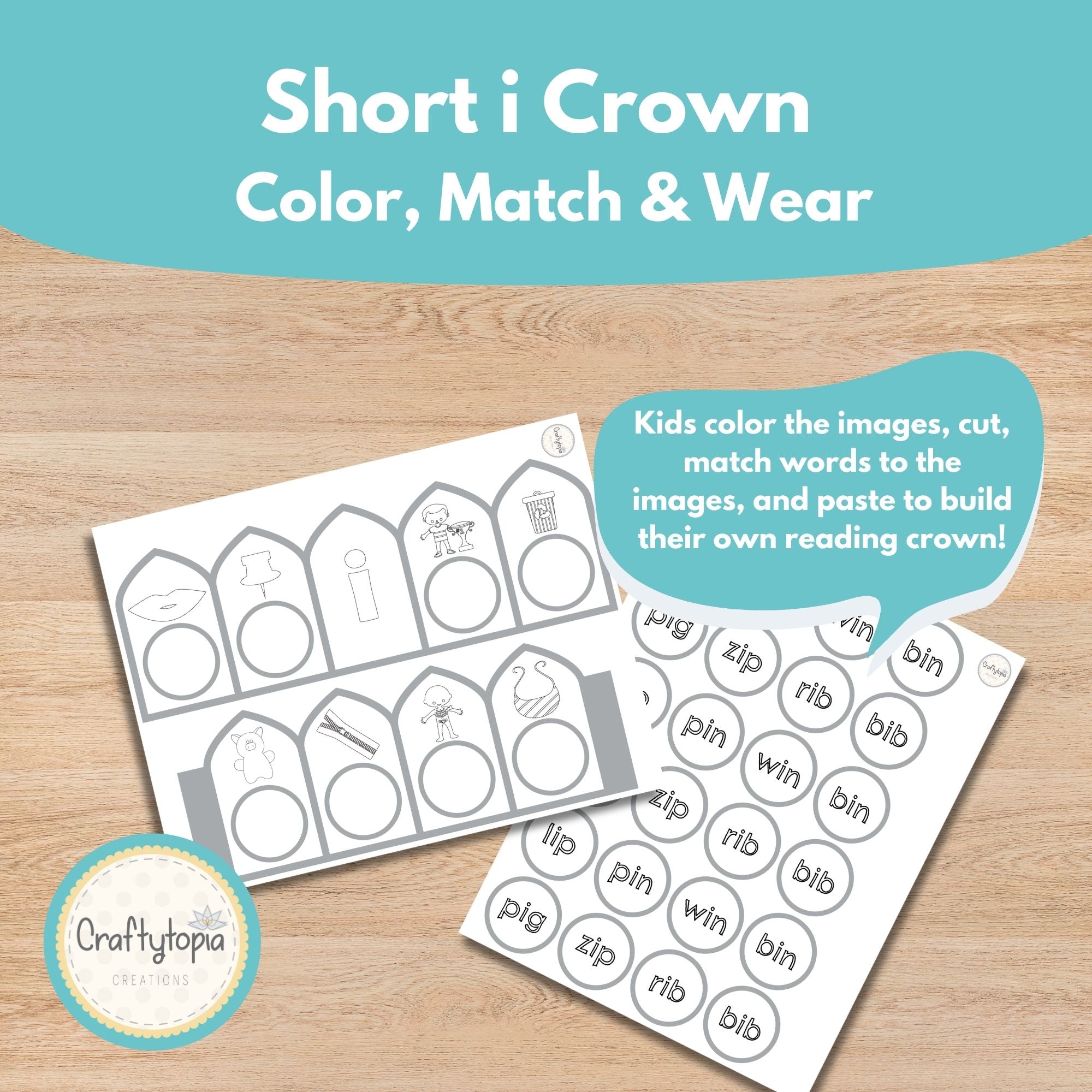 Printable Short i Kids Activity