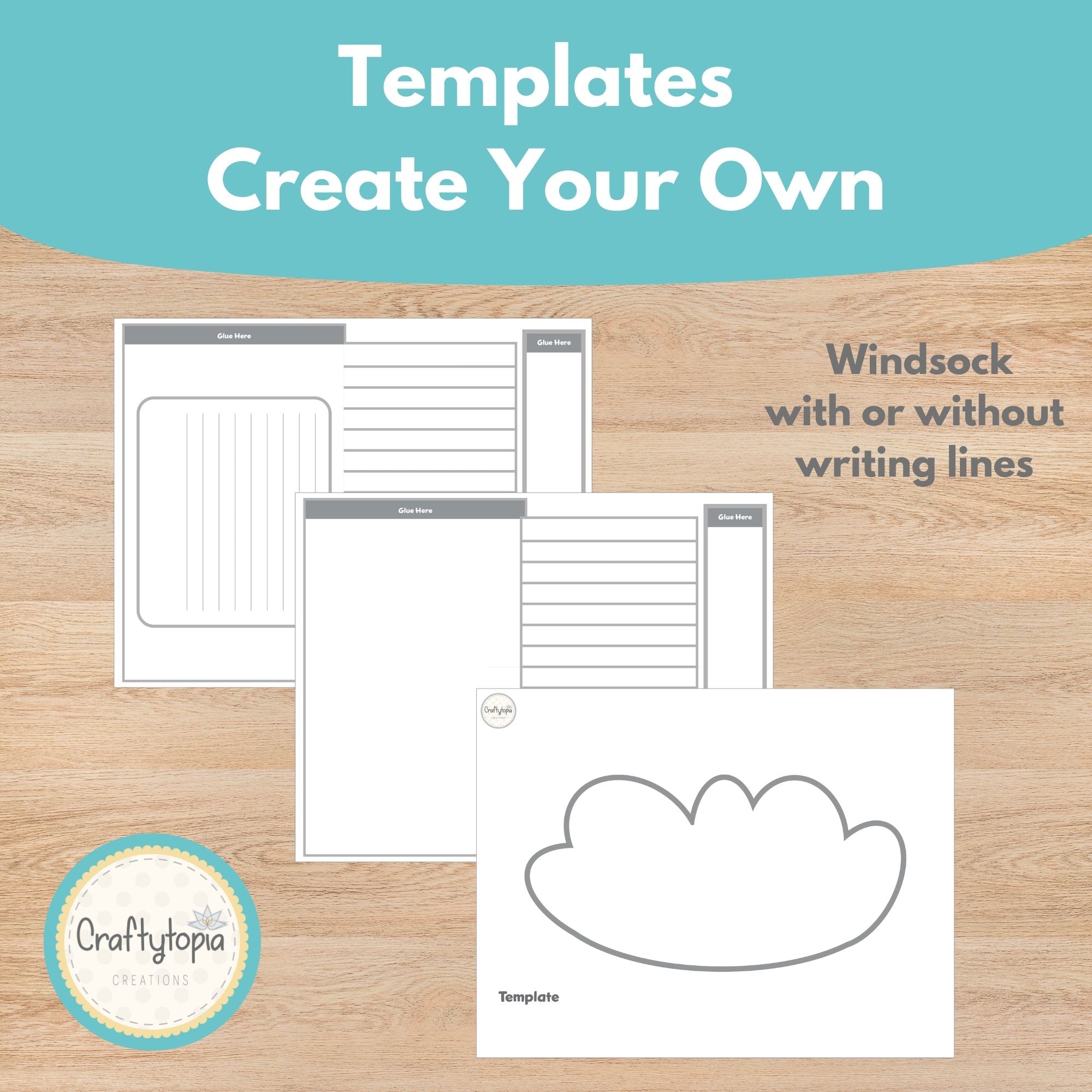 Printable Weather Windsocks Kids Activity templates