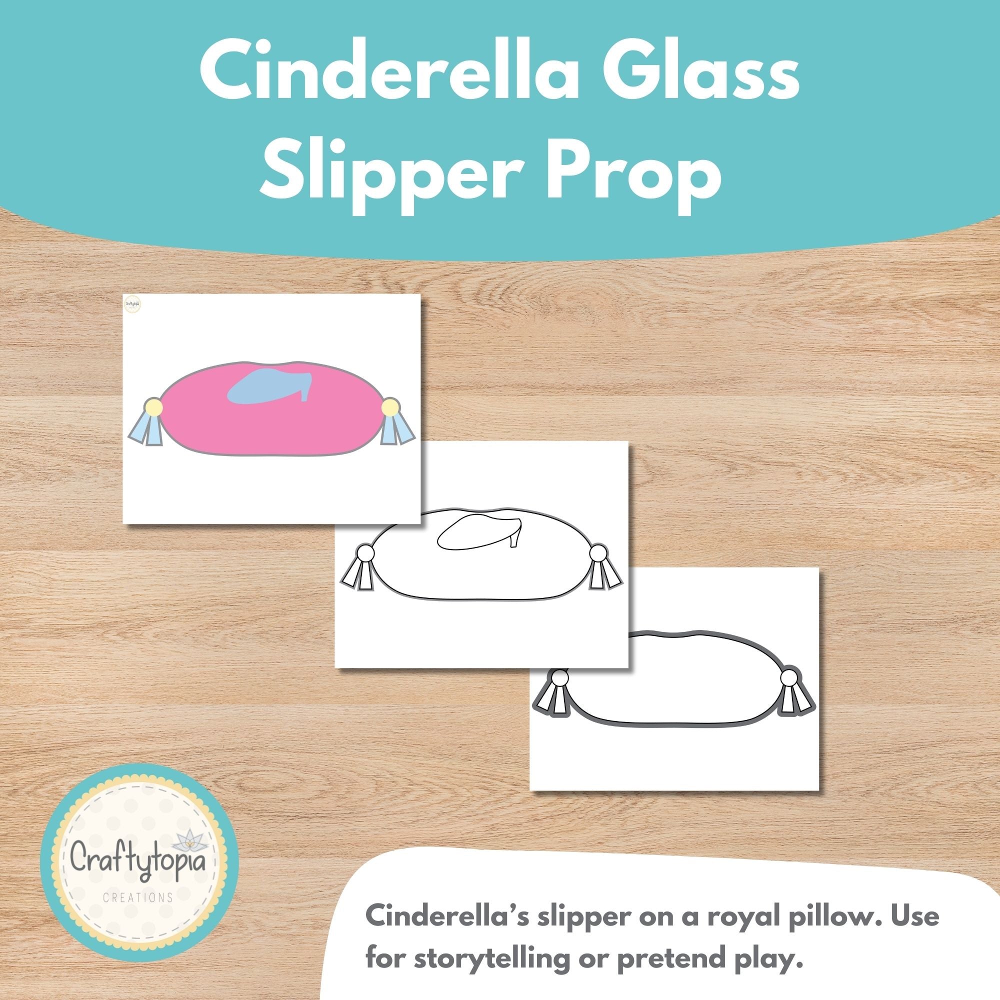Printable Cinderella Masks and Body Costumes Kids Activity