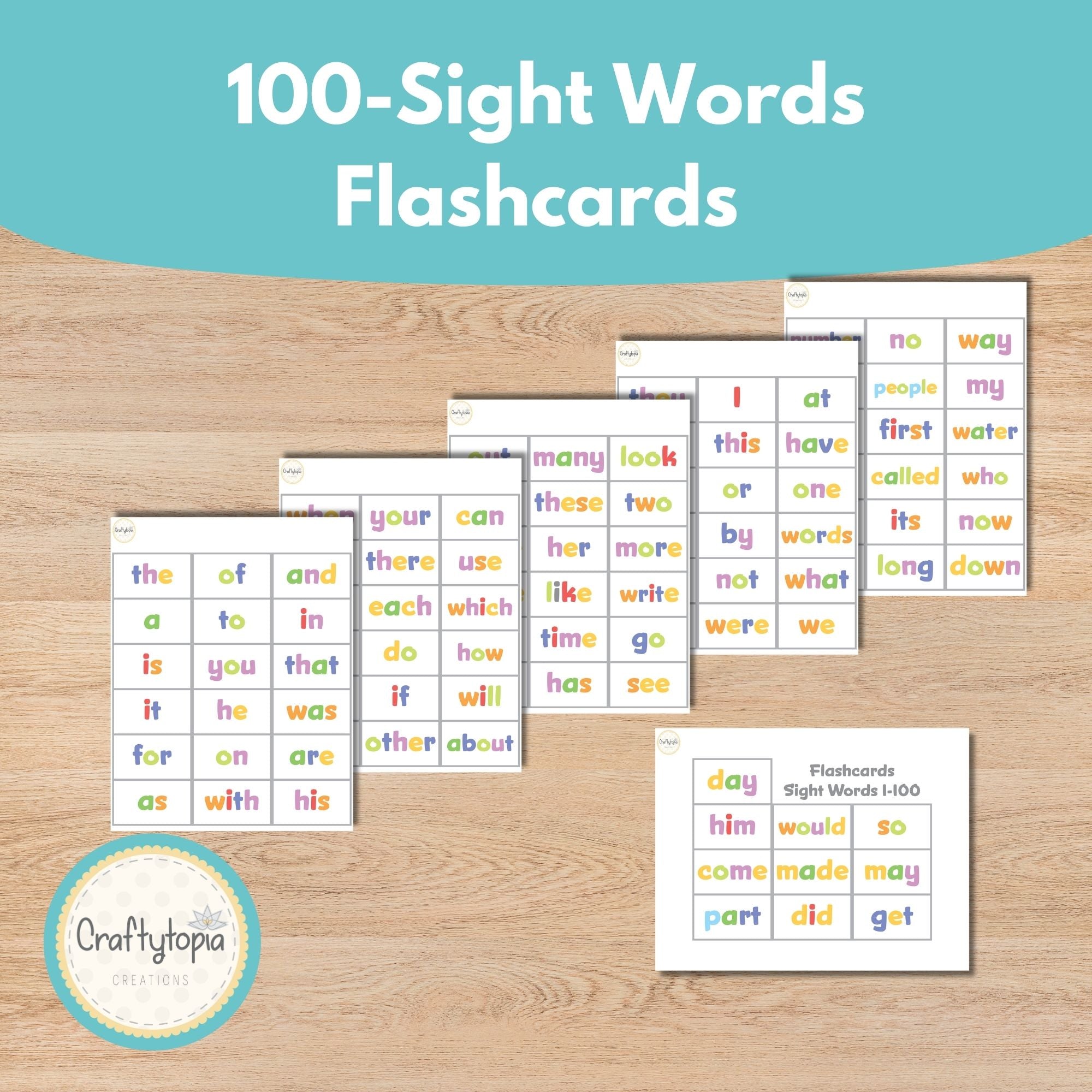 Printable Sight Words Laptop Kids Activity