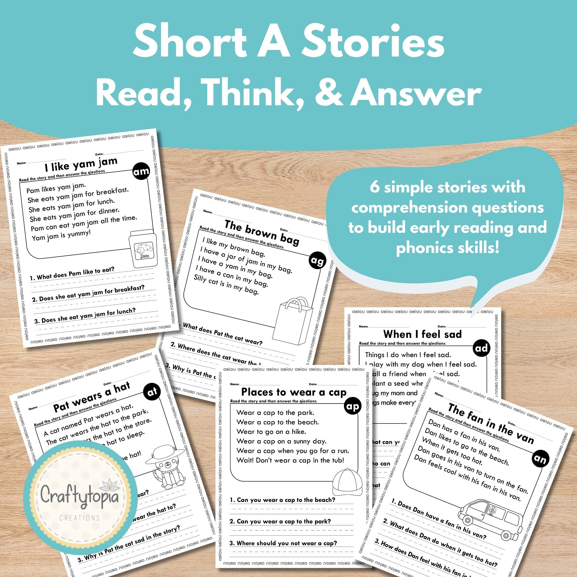 Printable Short a Kids Activity