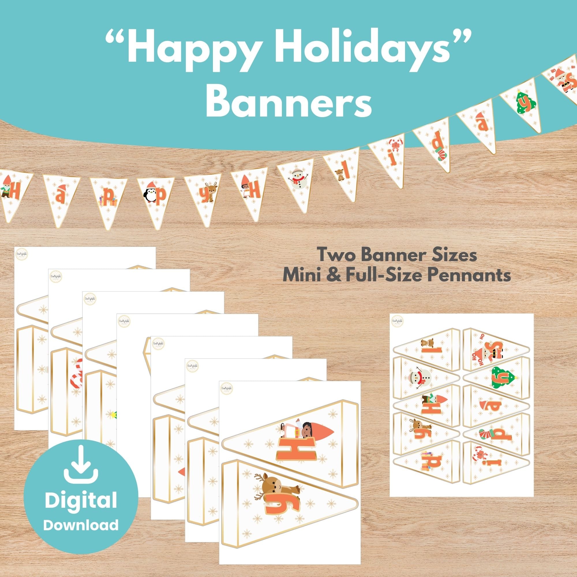 Printable Christmas Party Decorations 