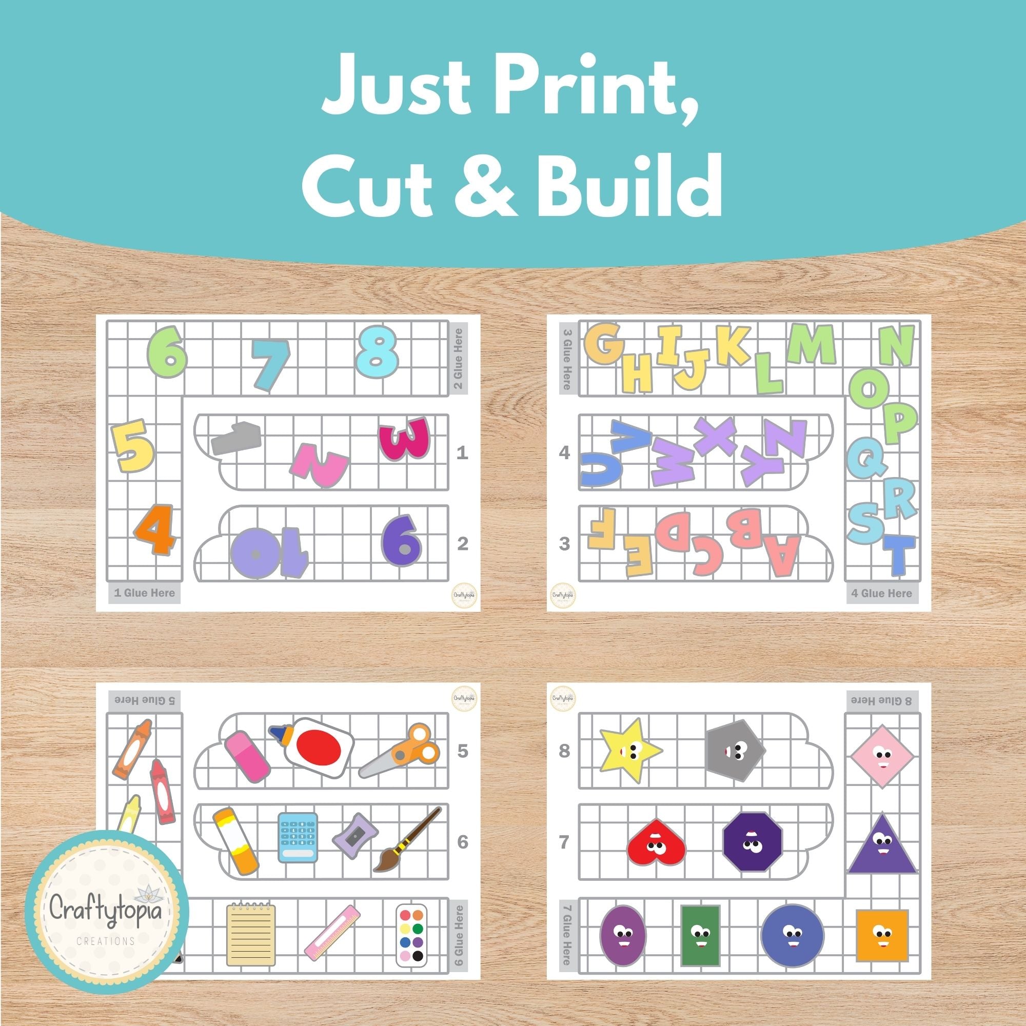 Printable classroom decoration for back to school
