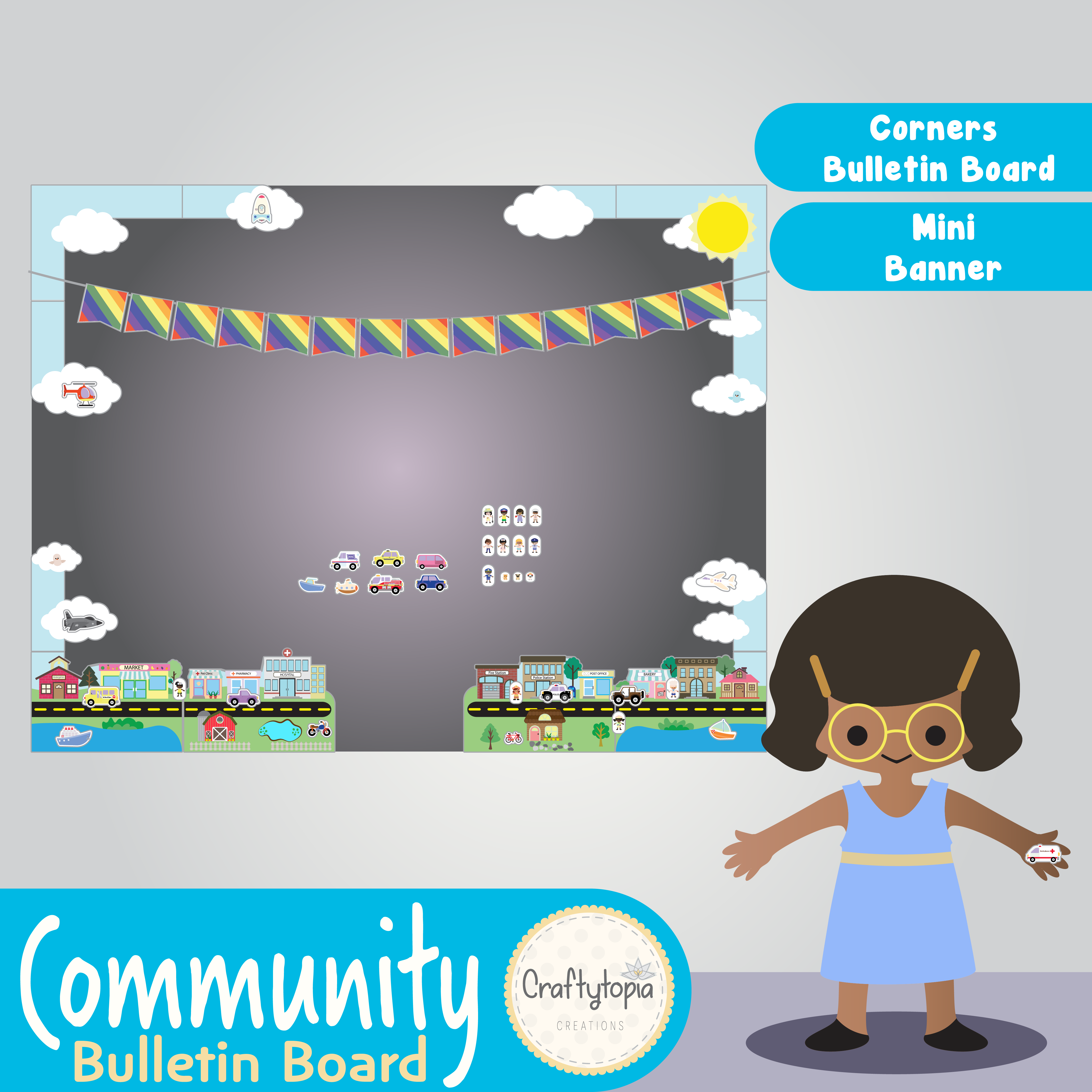 Printable Community Helpers Bulletin Board 