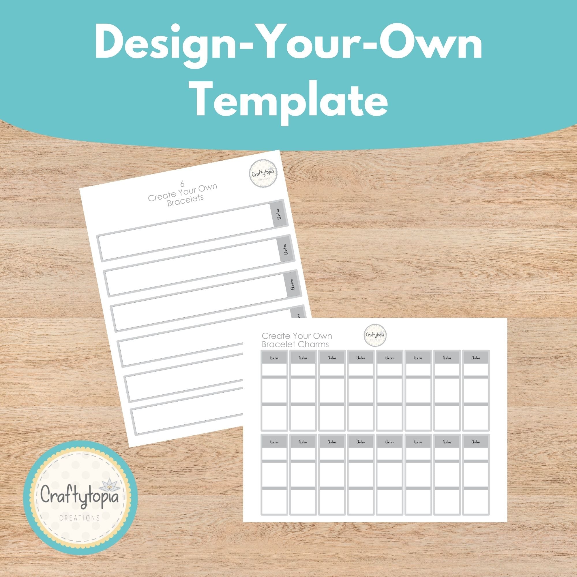 Printable Farm Animal Bracelets Kids Activity template