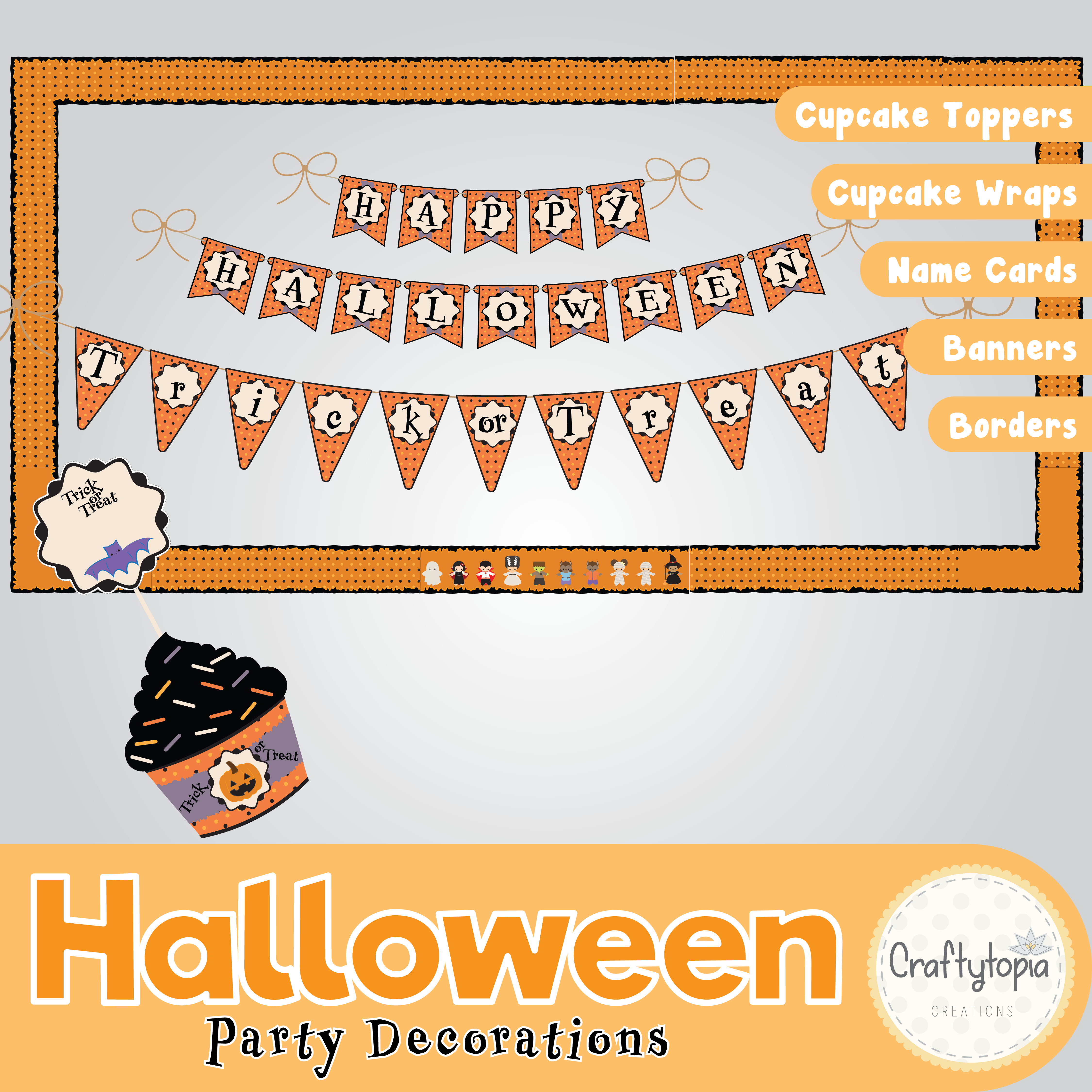 Printable Halloween Party Decorations 