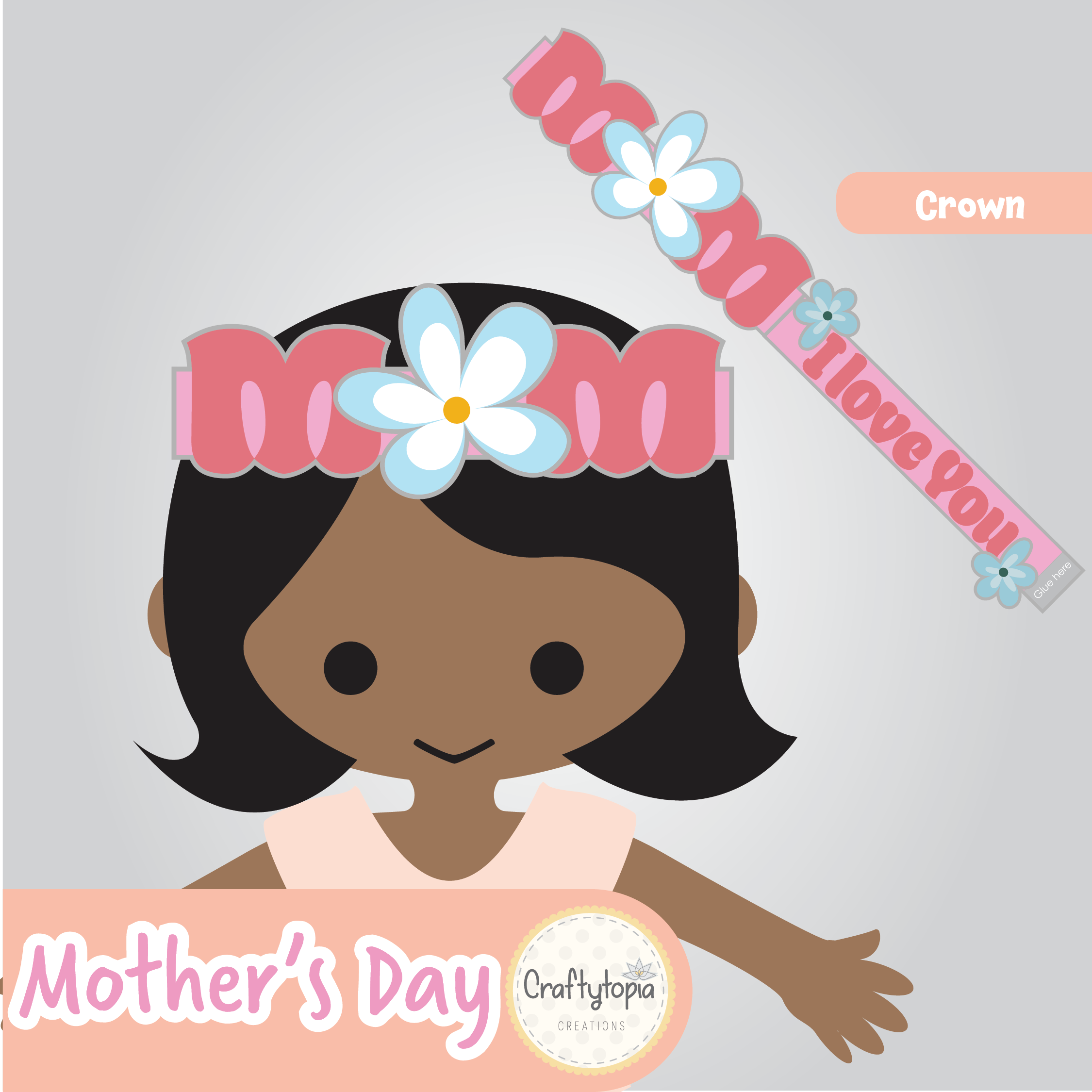 Printable Mother's Day Crown Kids Activity
