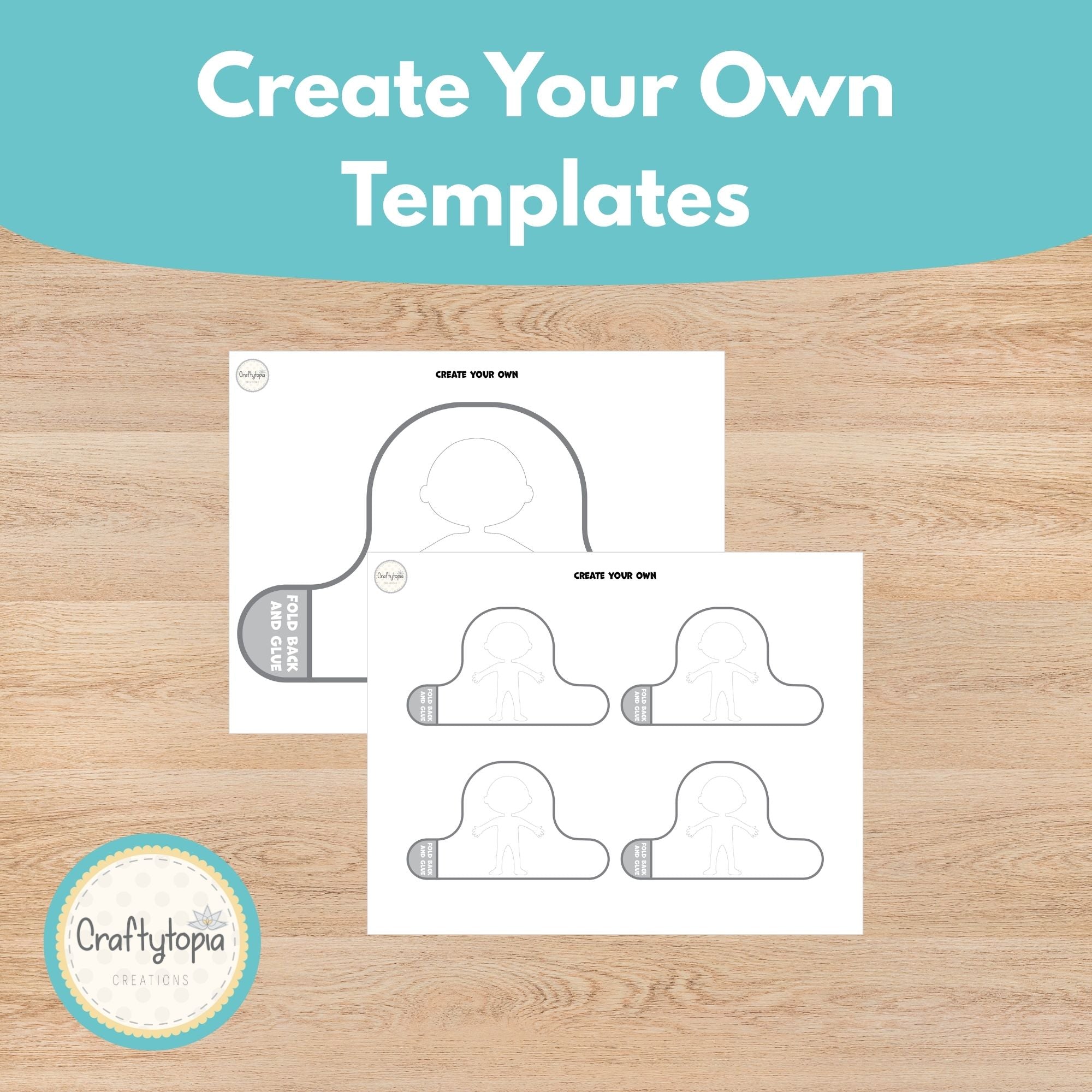 Printable Finger and Hand Puppets Kids Activity template