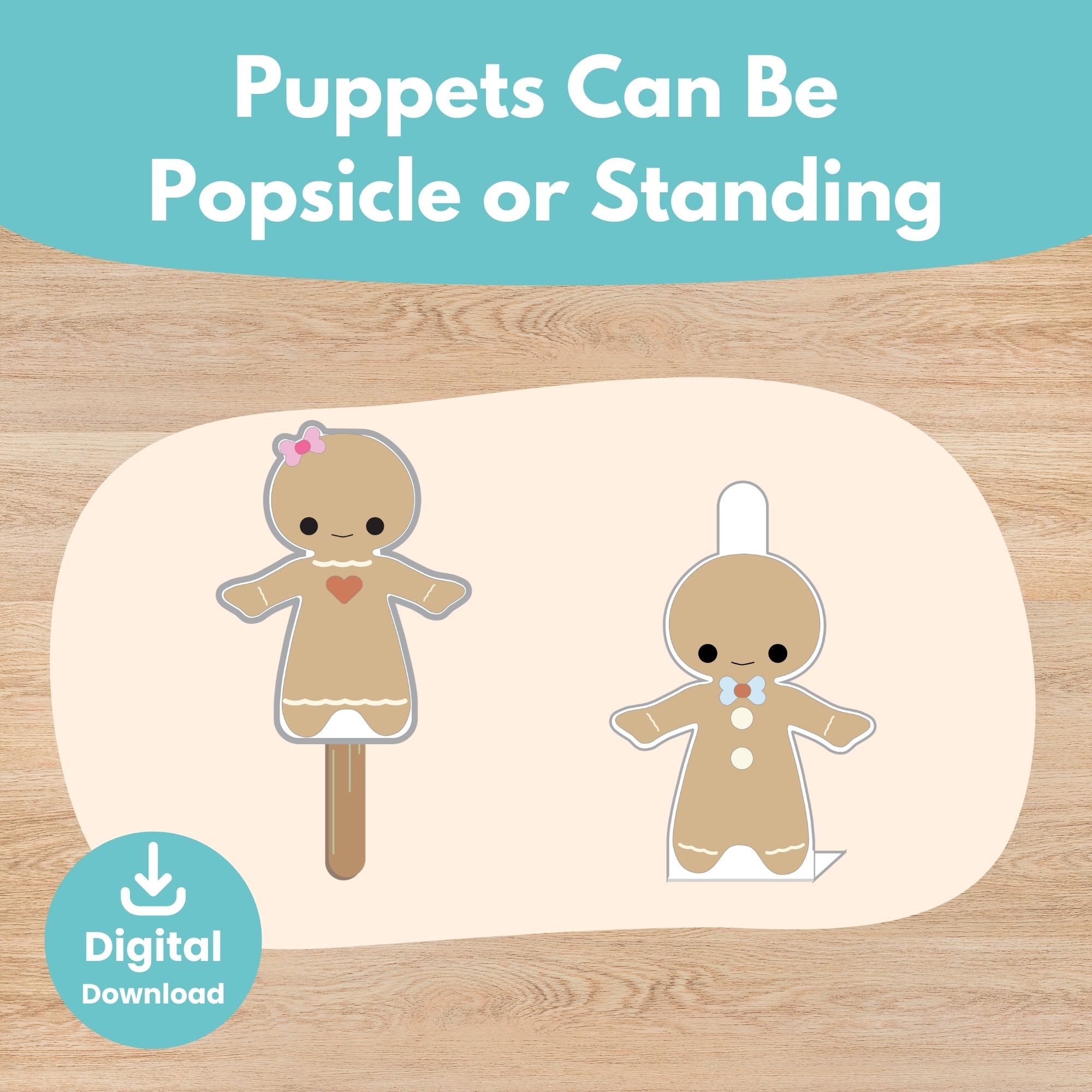 Kindergarten Christmas puppet activity