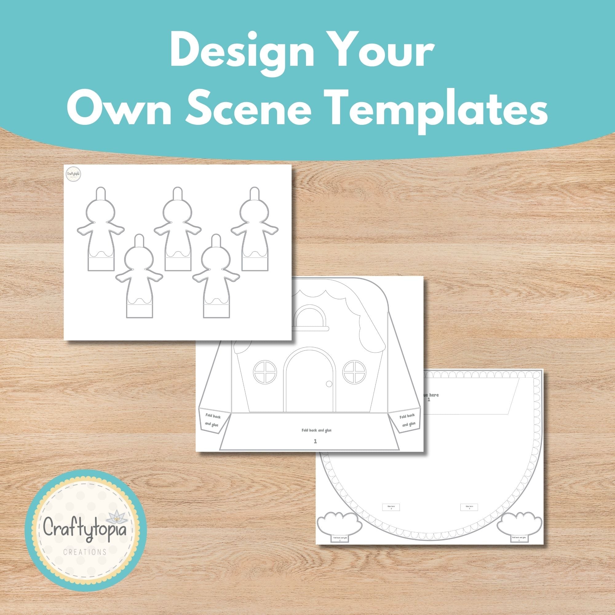 Christmas storytelling scene craft activity